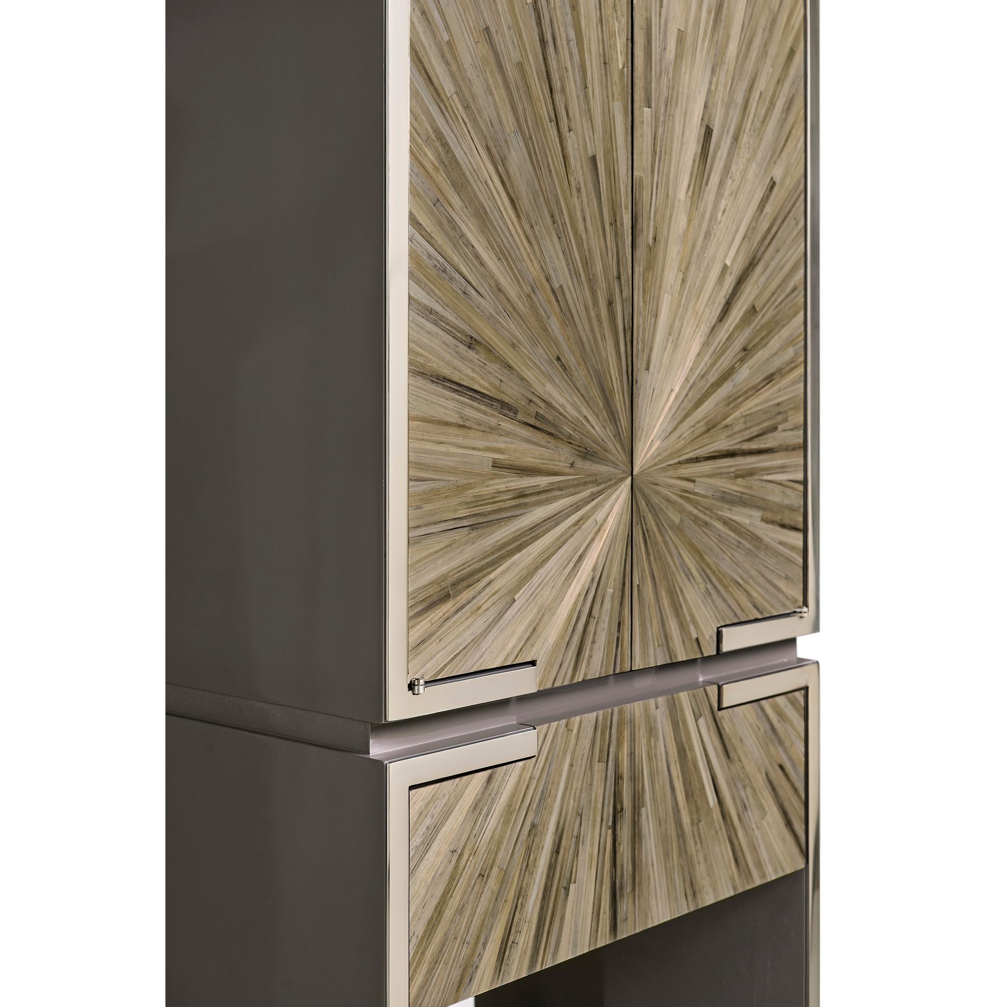 Jonathan Charles Terra Natural Bar Cabinet