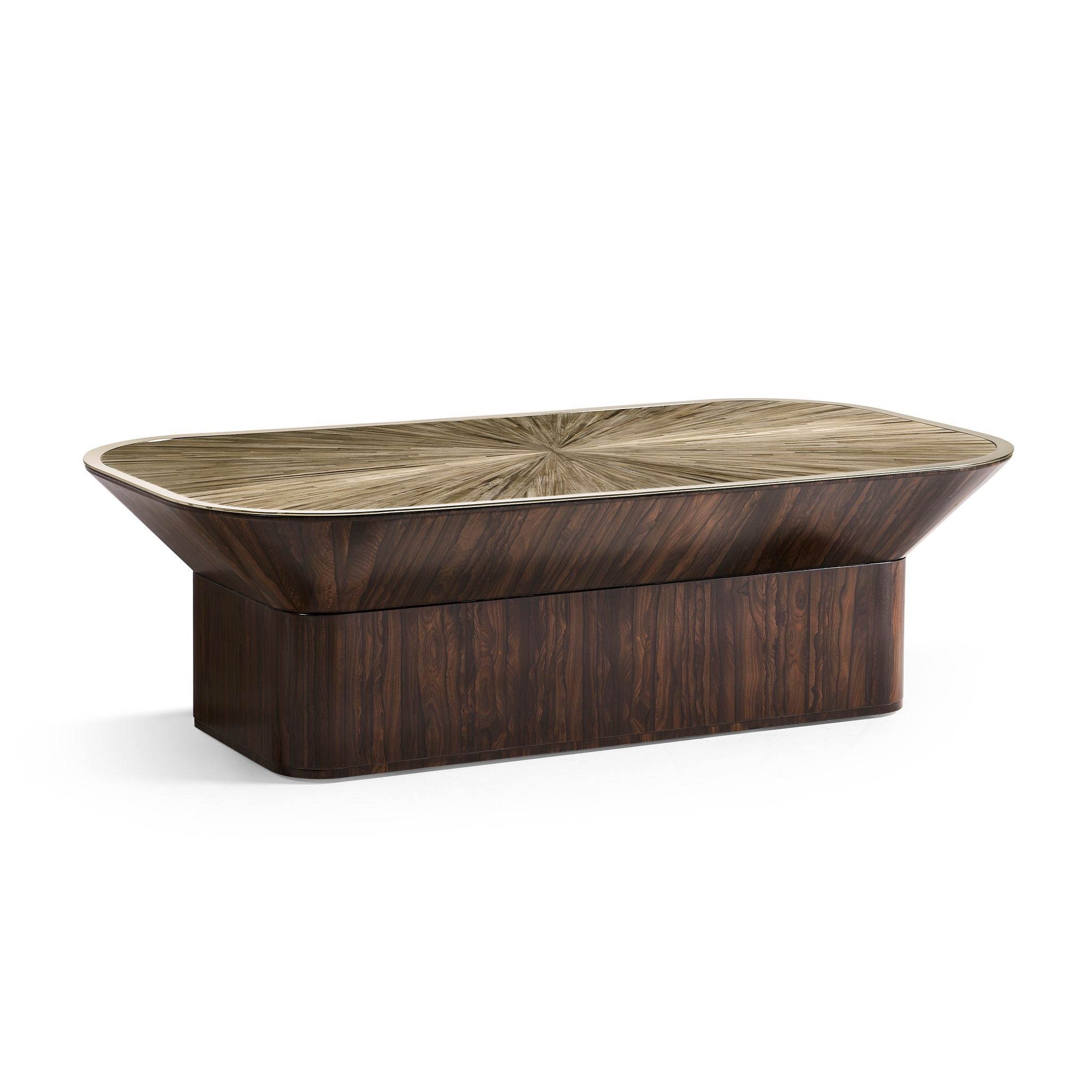 Jonathan Charles Terra Natural Pedestal Cocktail Table