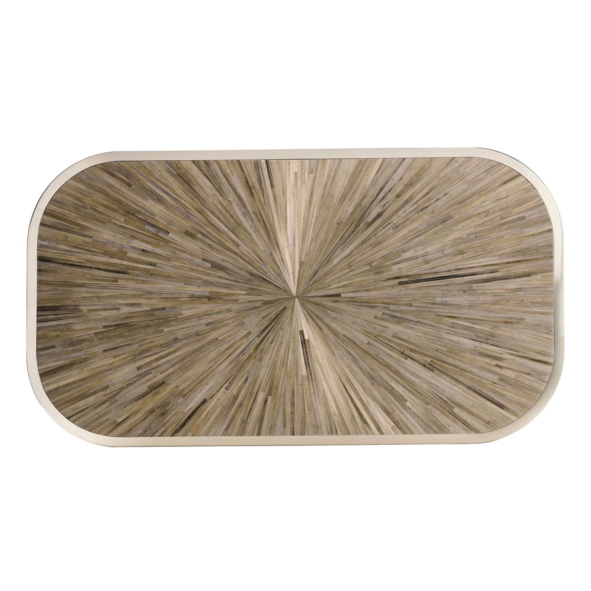 Jonathan Charles Terra Natural Pedestal Cocktail Table