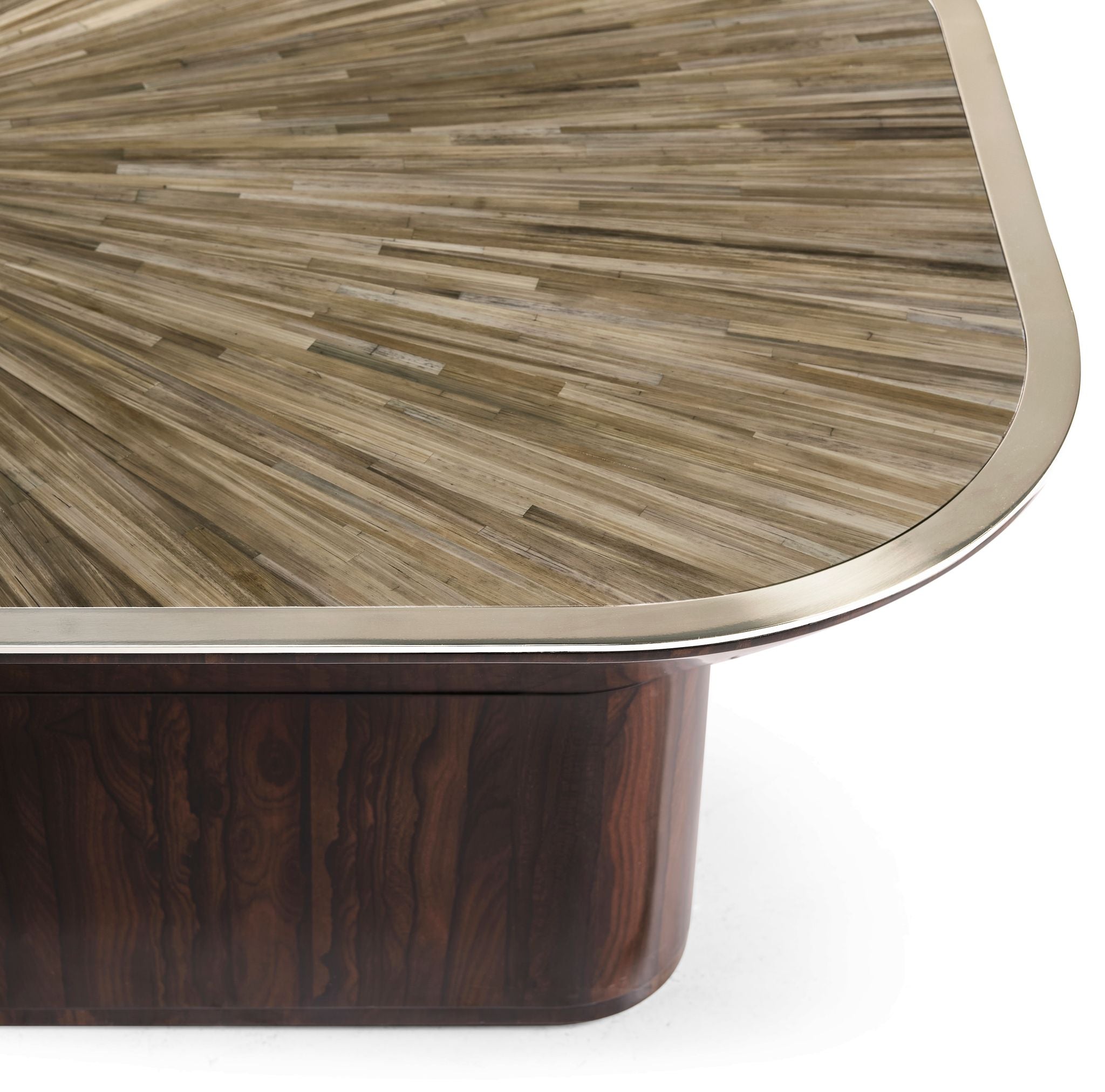Jonathan Charles Terra Natural Pedestal Cocktail Table