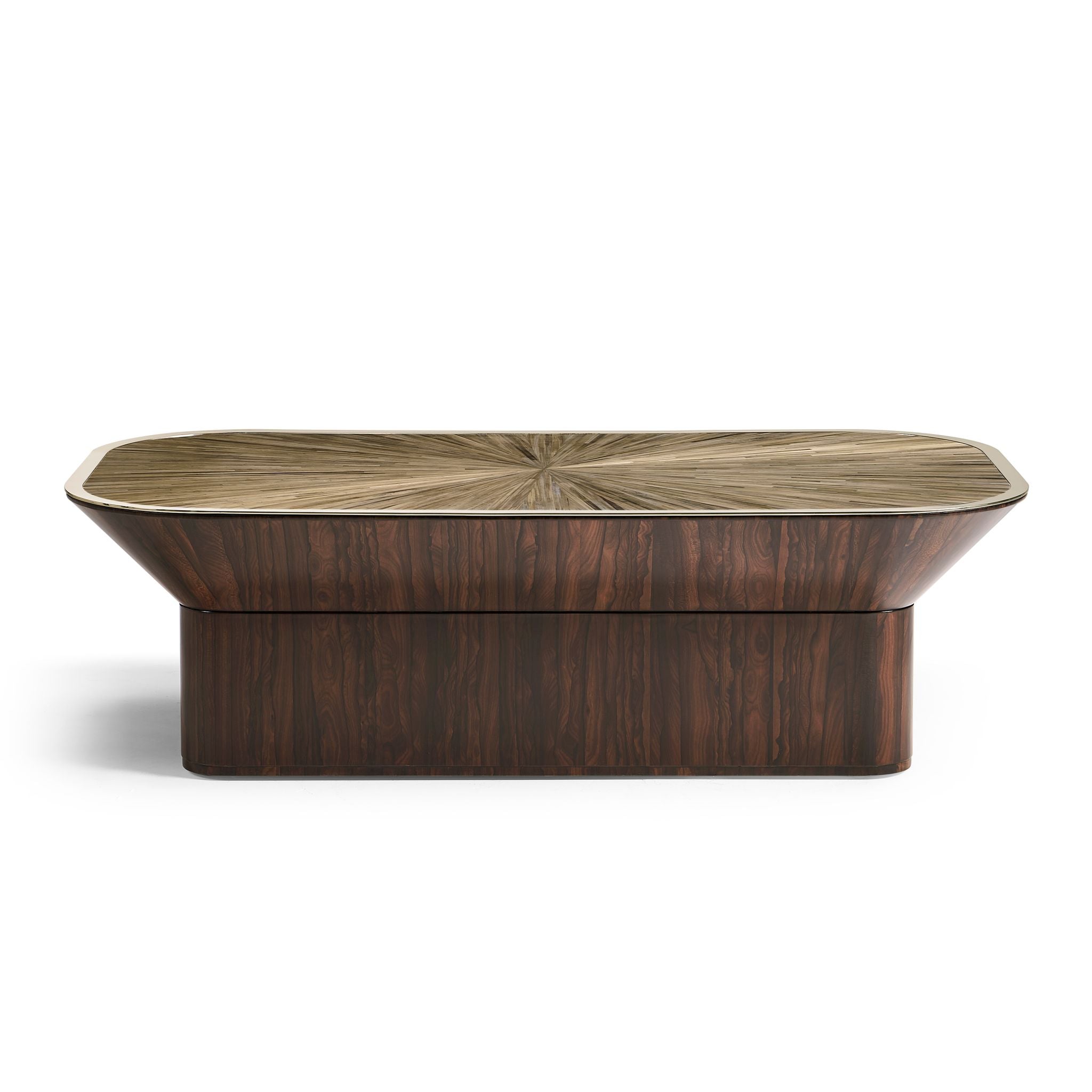 Jonathan Charles Terra Natural Pedestal Cocktail Table