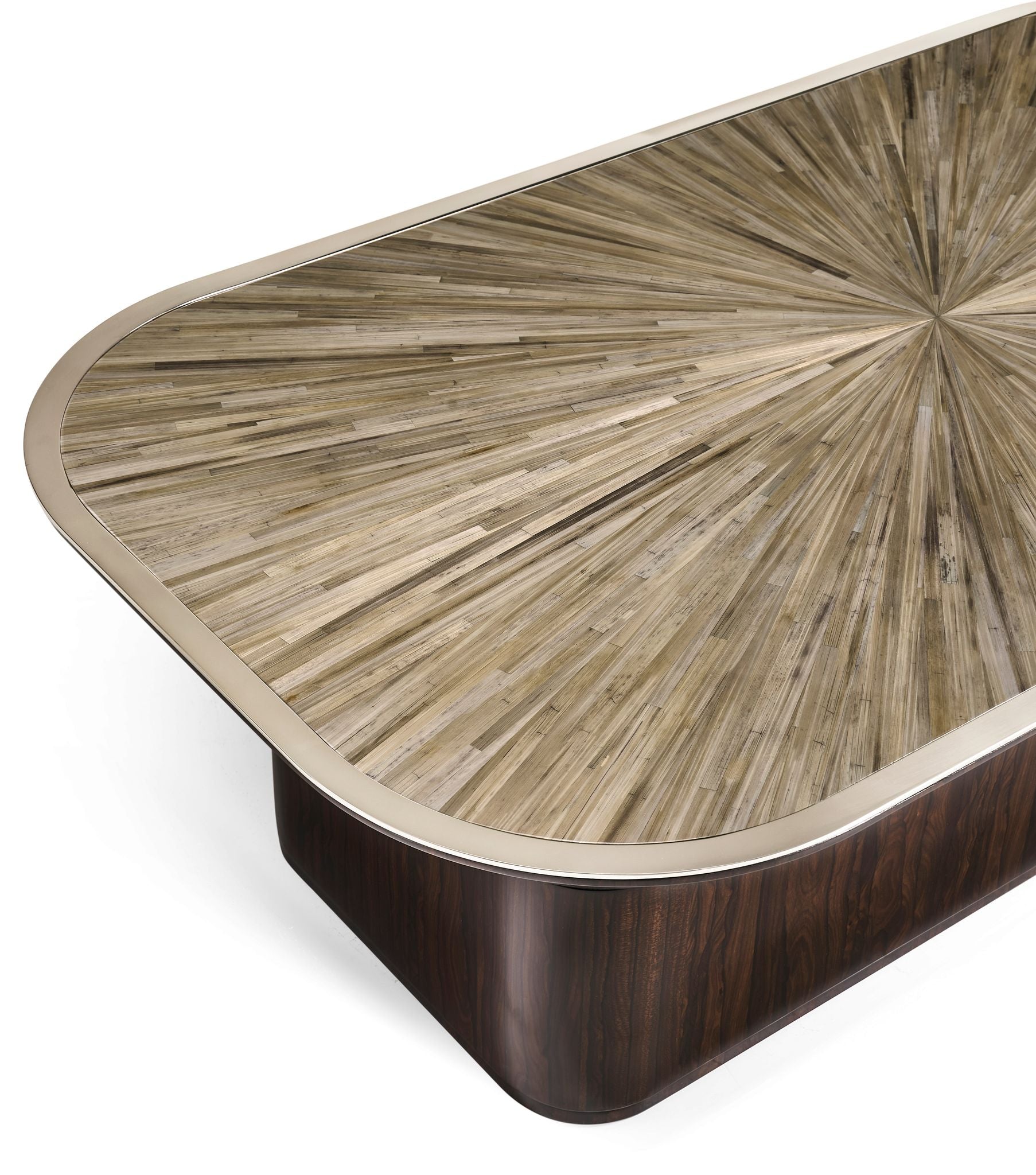 Jonathan Charles Terra Natural Pedestal Cocktail Table