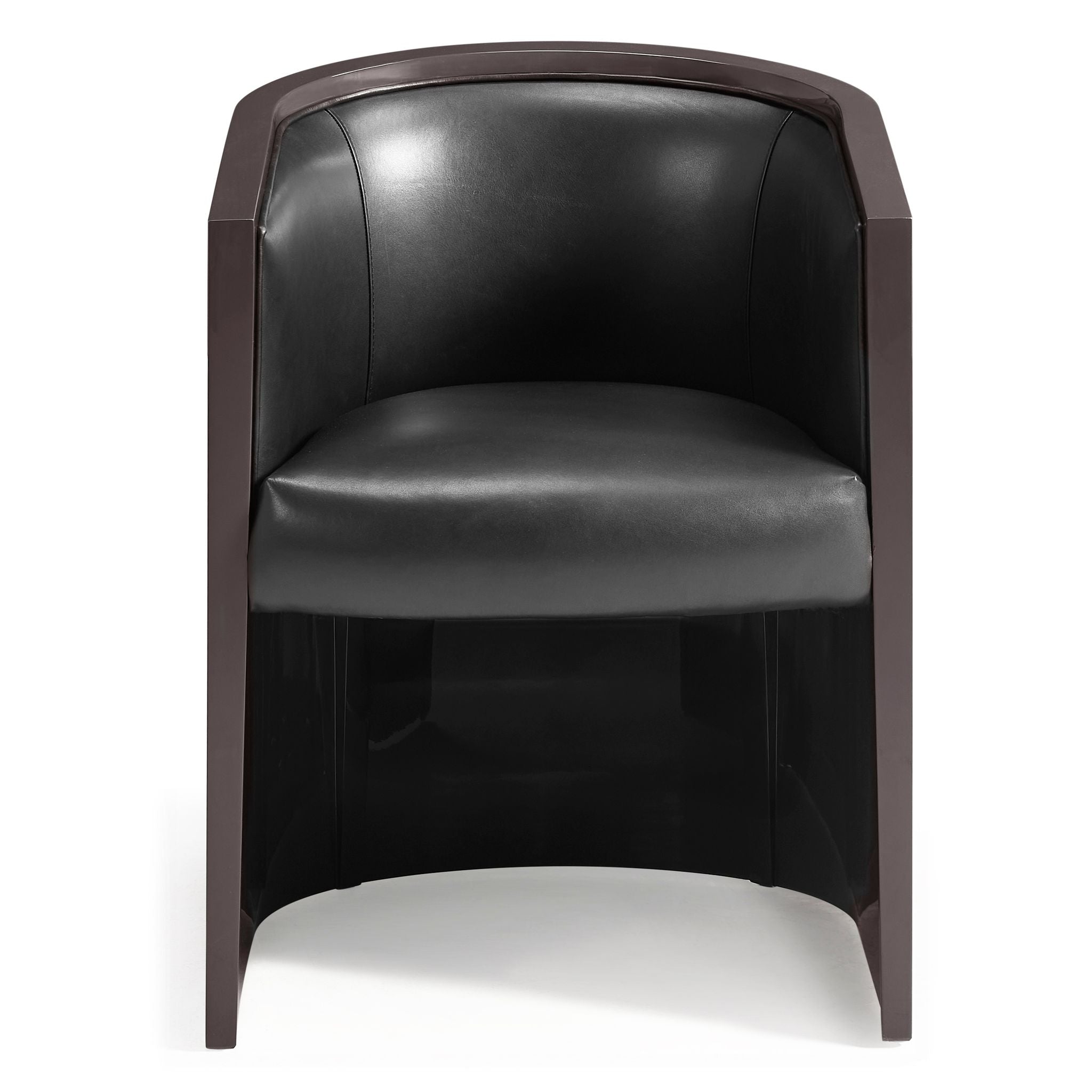Jonathan Charles Sapphire Straw Barrel Chair