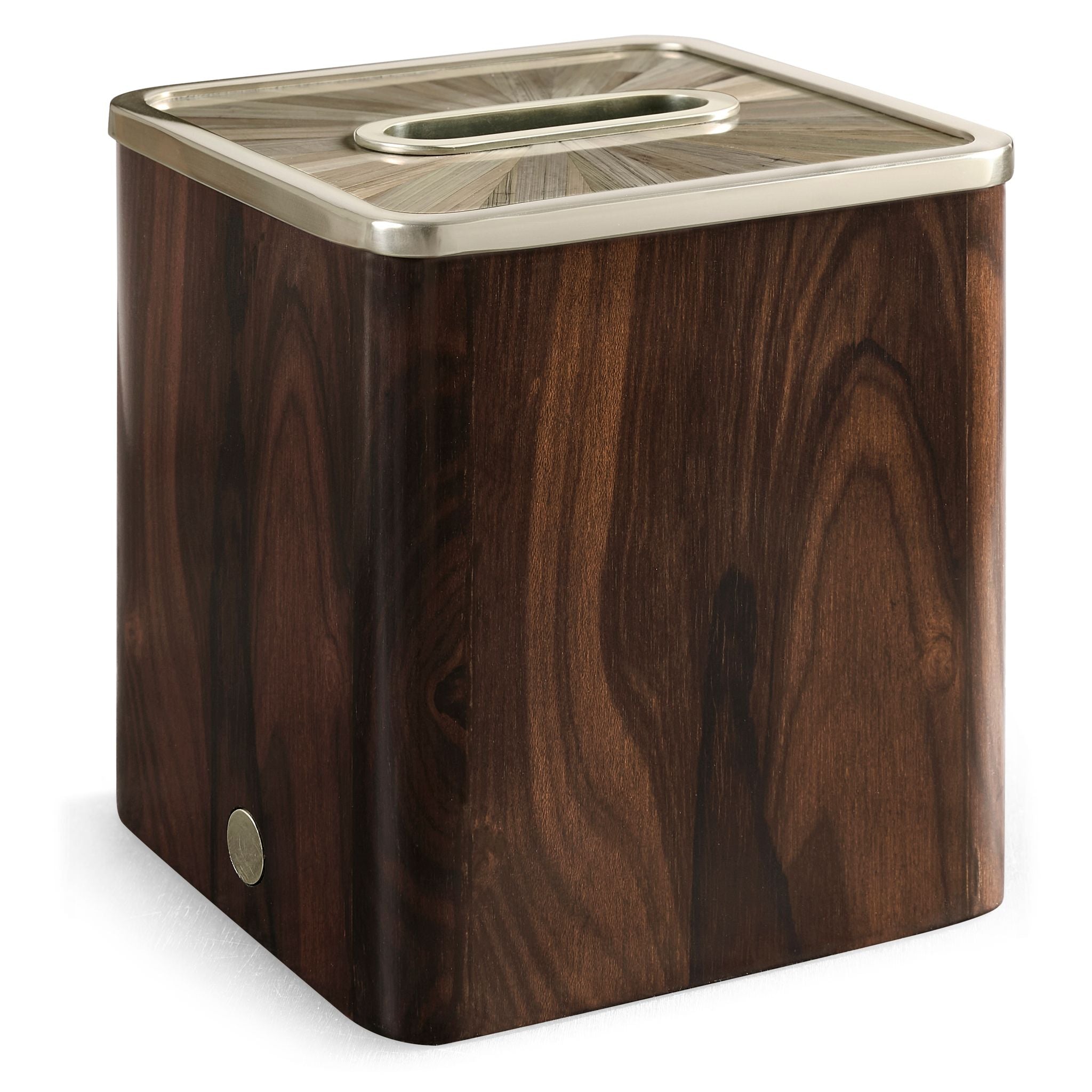 Jonathan Charles JC Modern Square Tissue Box — Natural Straw