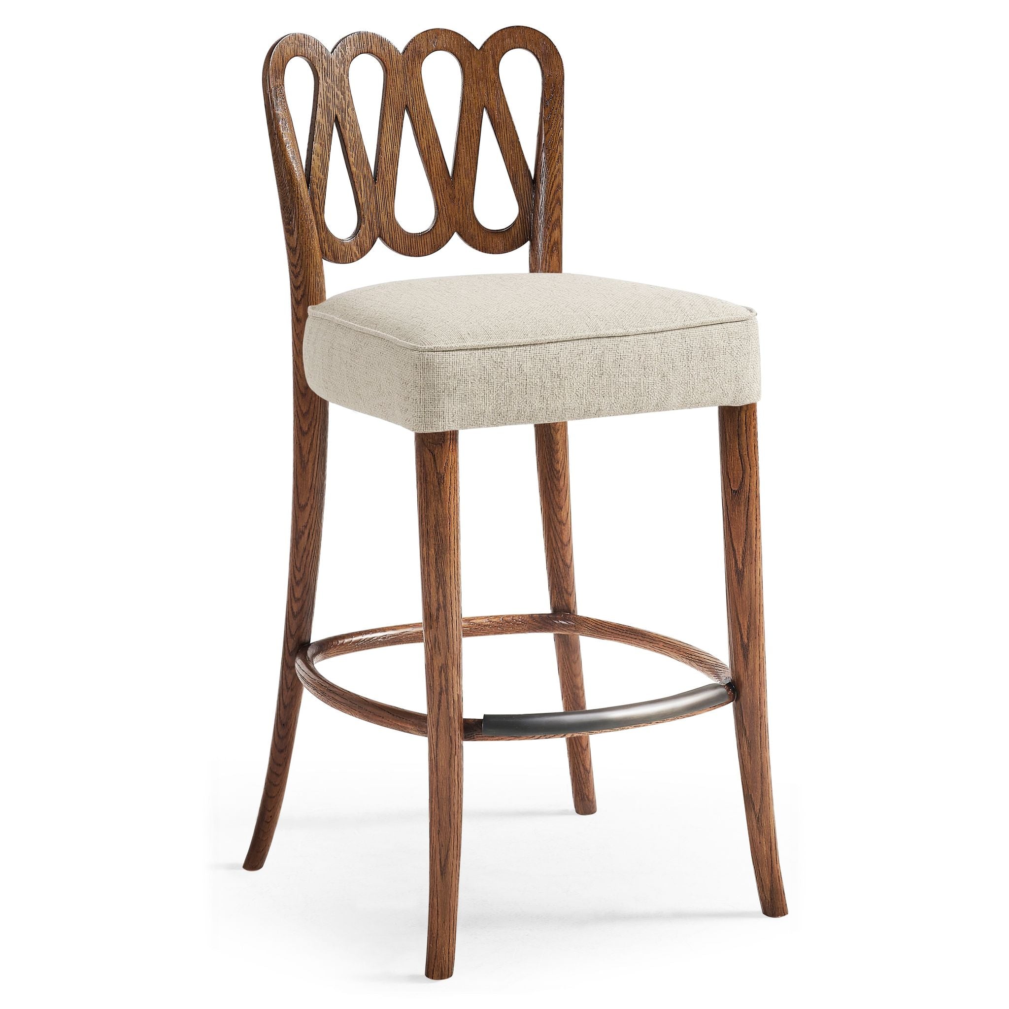 Jonathan Charles Ampney Toasted Oak Bar Stool