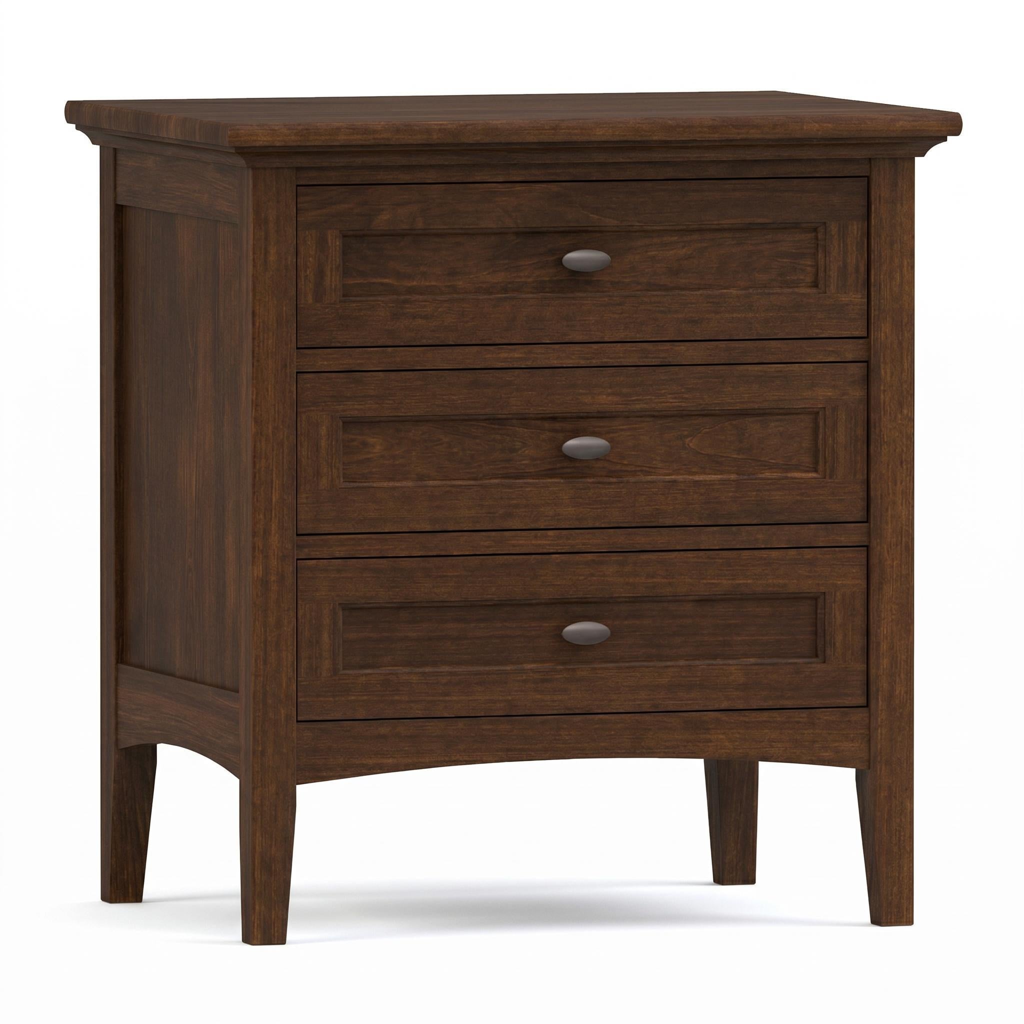Revere Three-Drawer Nightstand - 560-463-802-08