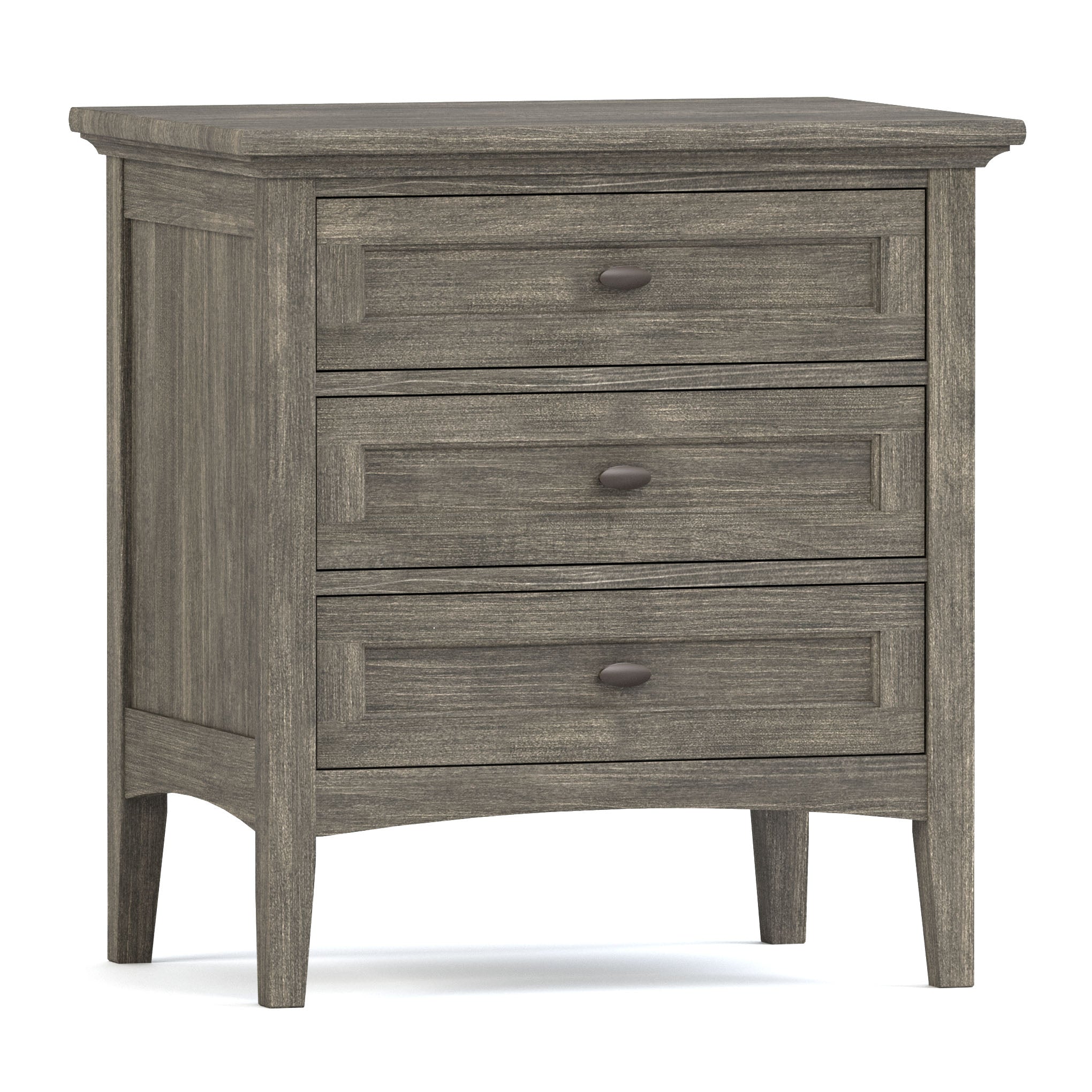 Revere Three-Drawer Nightstand - 560-463-803-08