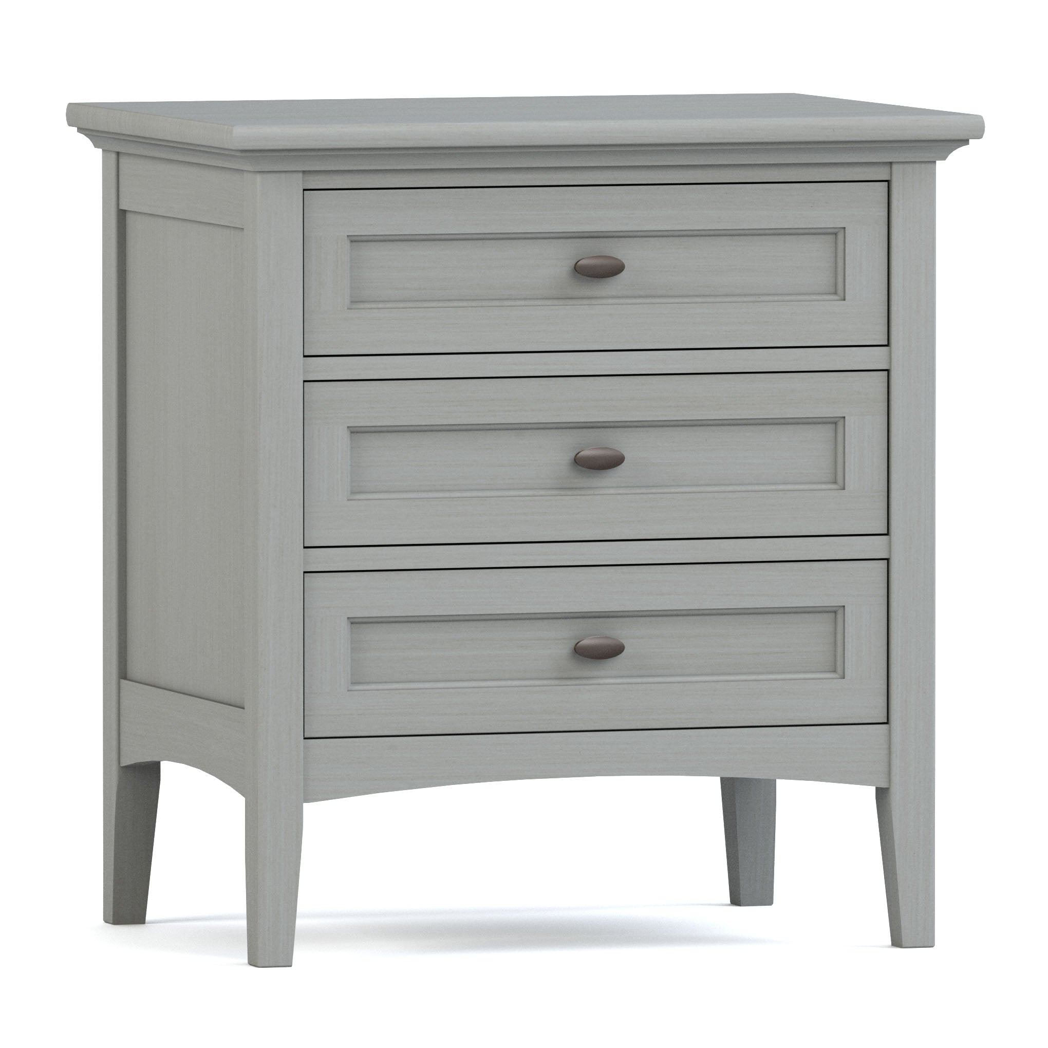 Revere Three-Drawer Nightstand - 560-463-806-08