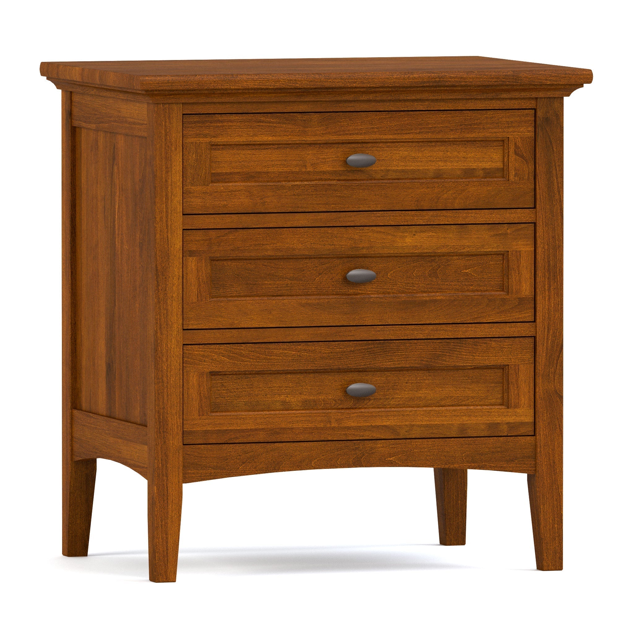 Revere Three-Drawer Nightstand - 560-463-807-08