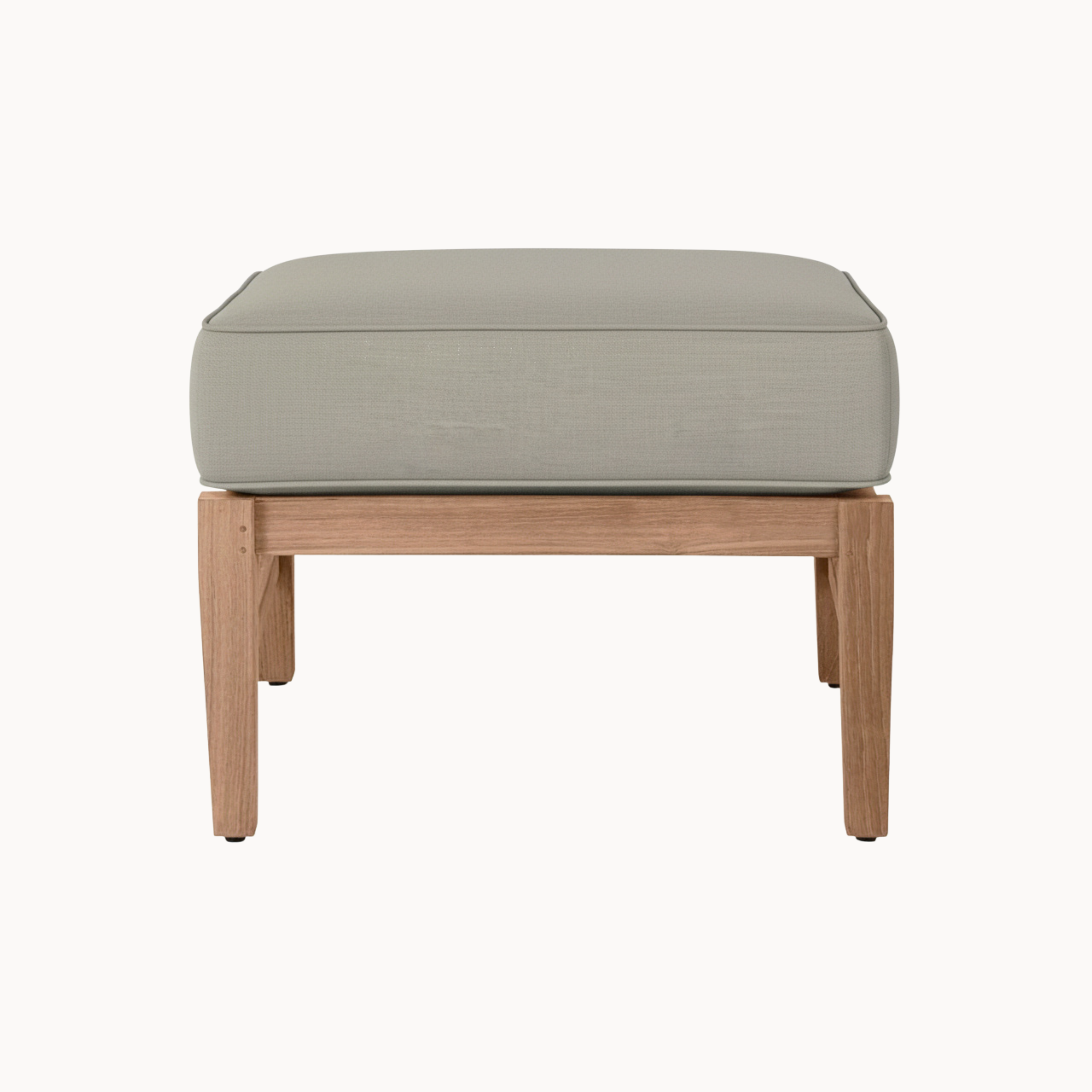 Croquet Teak Ottoman