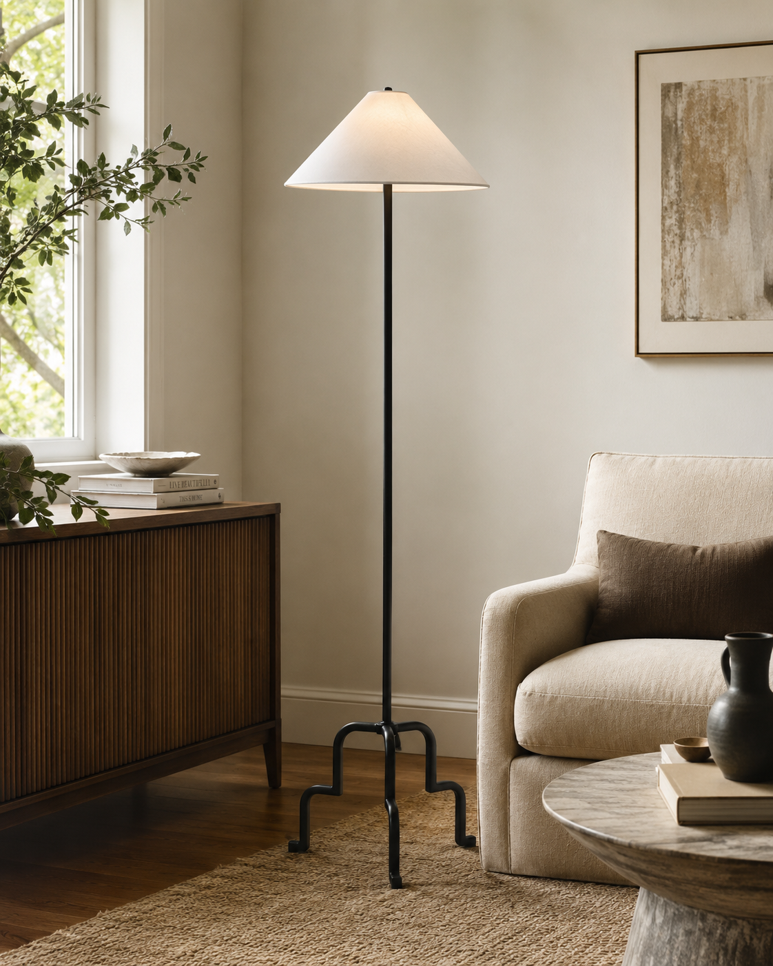 Forty West Daniels Floor Lamp — lifestyle
