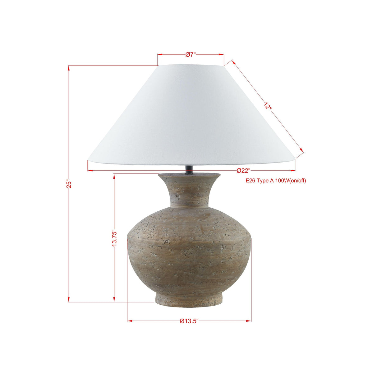 Forty West Fletch Table Lamp — view 3