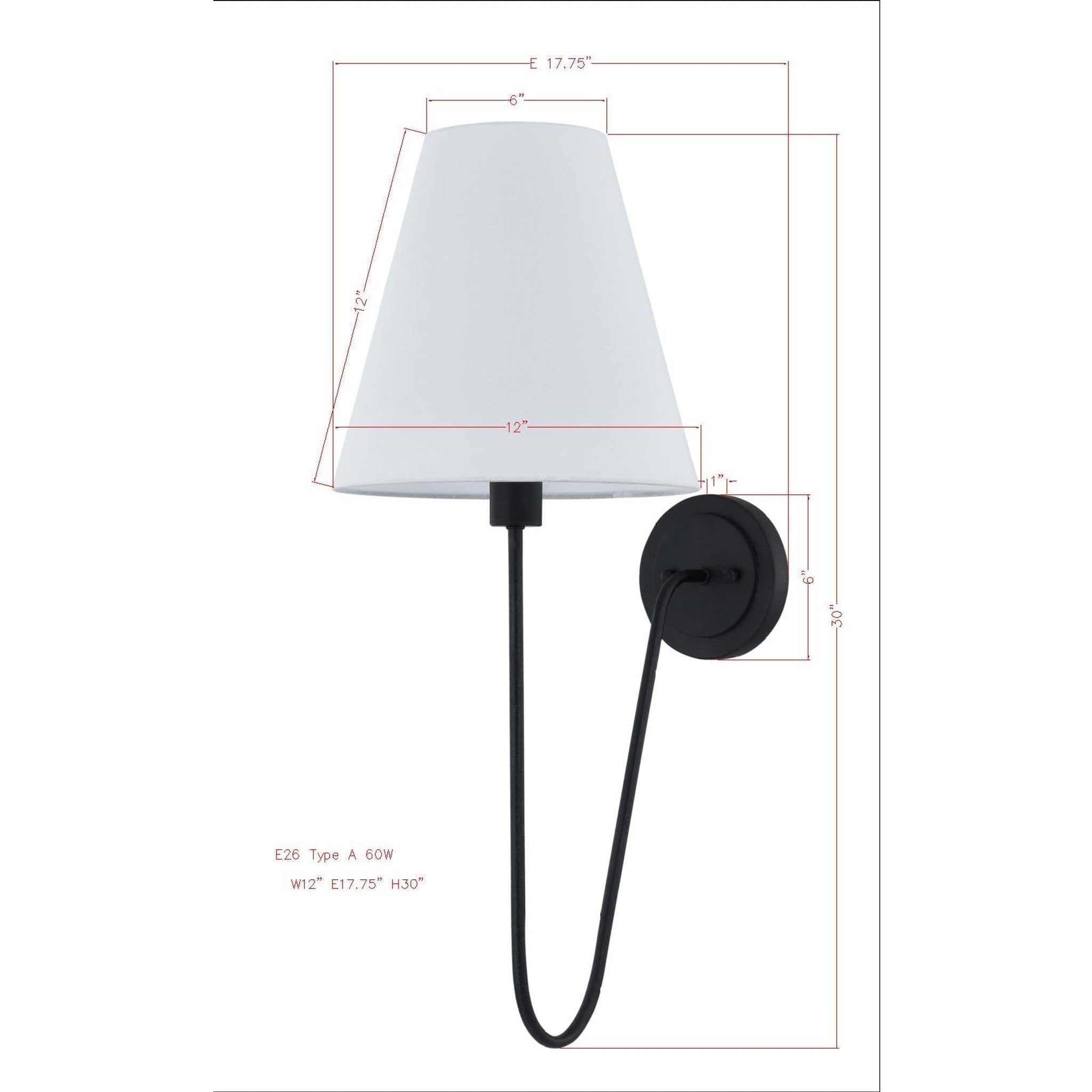 Forty West Shae Sconce — view 3