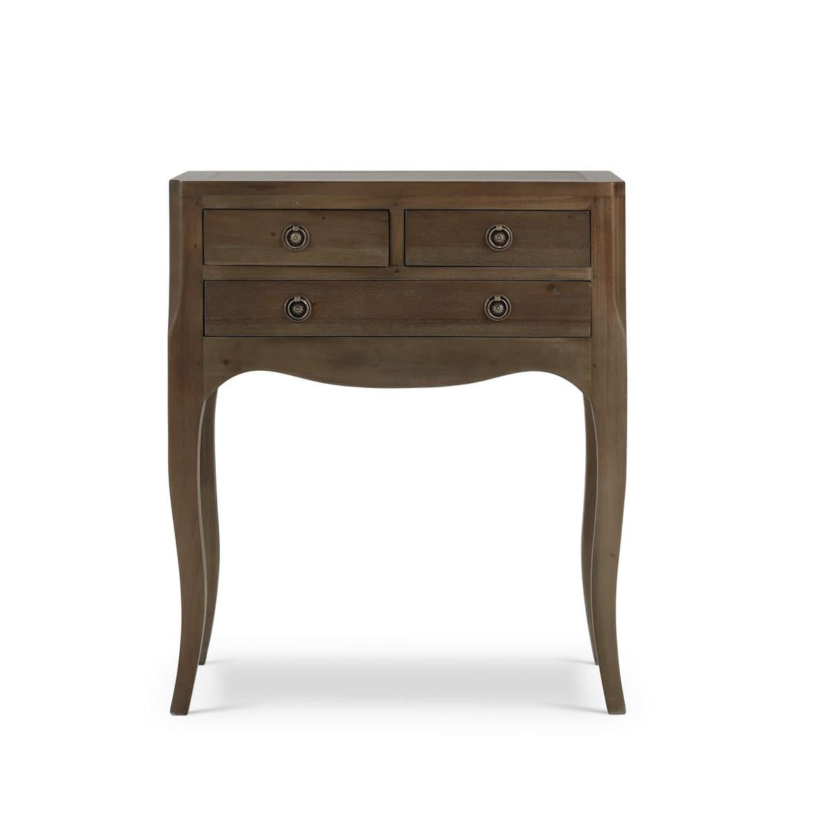Bramble Chardonnay Side Table — Straw Wash