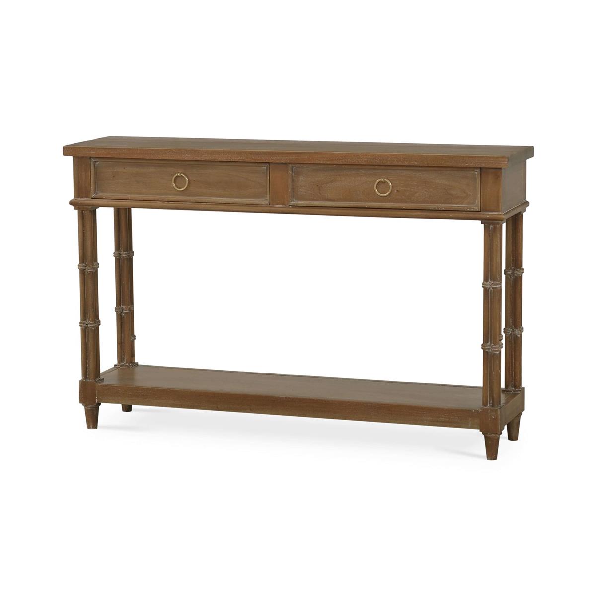 Bramble Farringdon Small Console — Straw Wash
