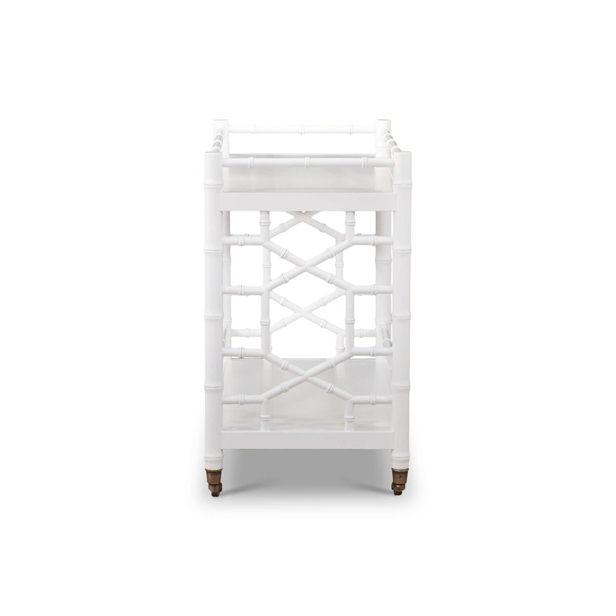 Bramble Grosvenor Drinks Trolley — True White *