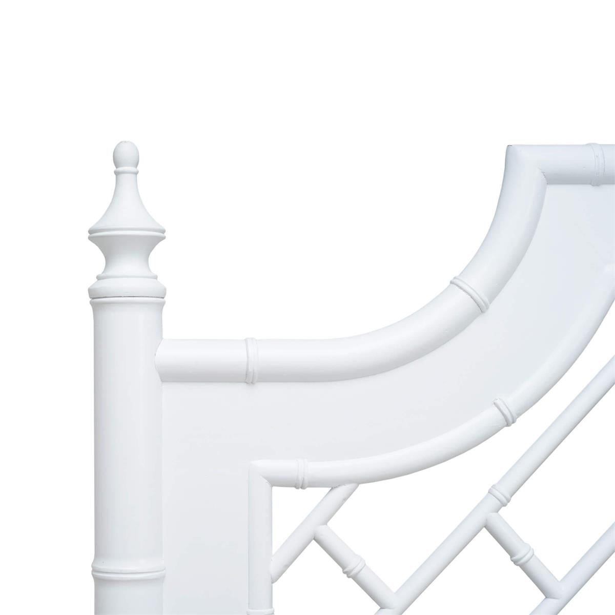 Bramble Chelsea Bed Queen — Architectural White / Light Distressed