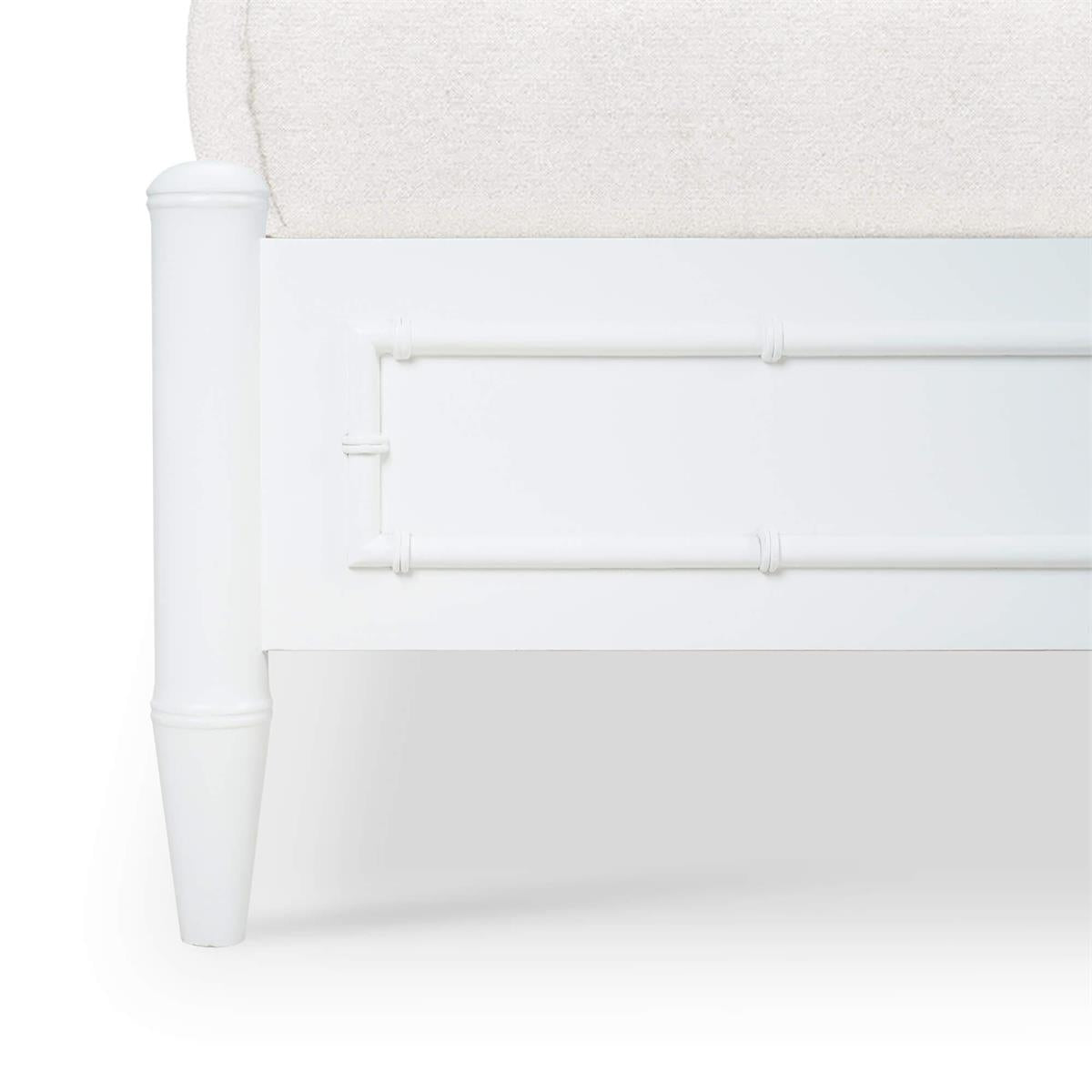 Bramble Chelsea Bed Queen — Architectural White / Light Distressed