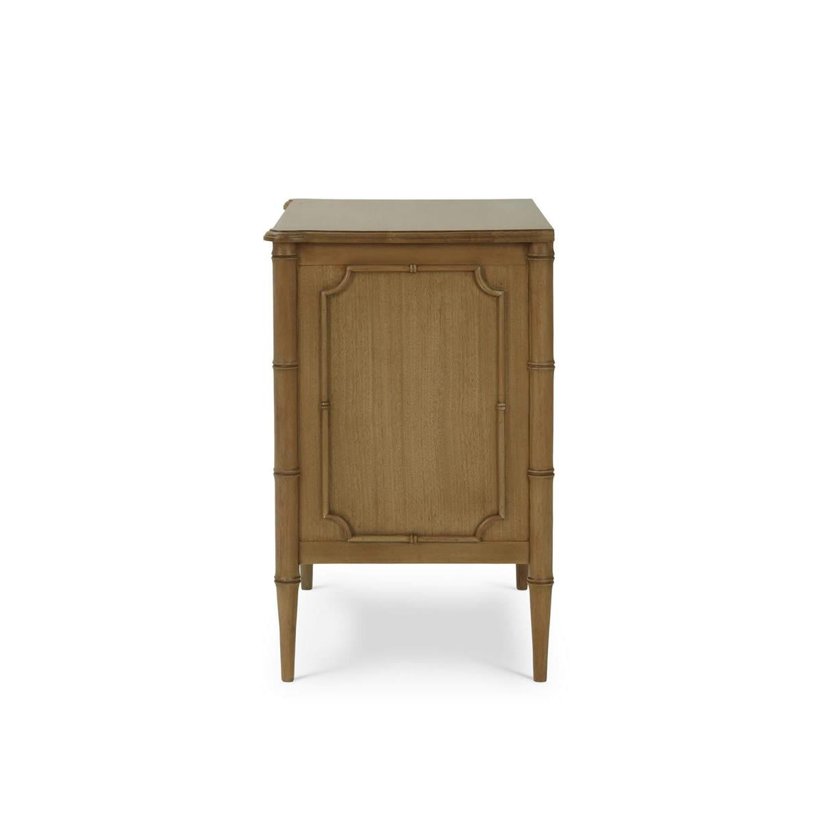 Bramble Chelsea 3 Drawer Bedside Table — Antique French Oak