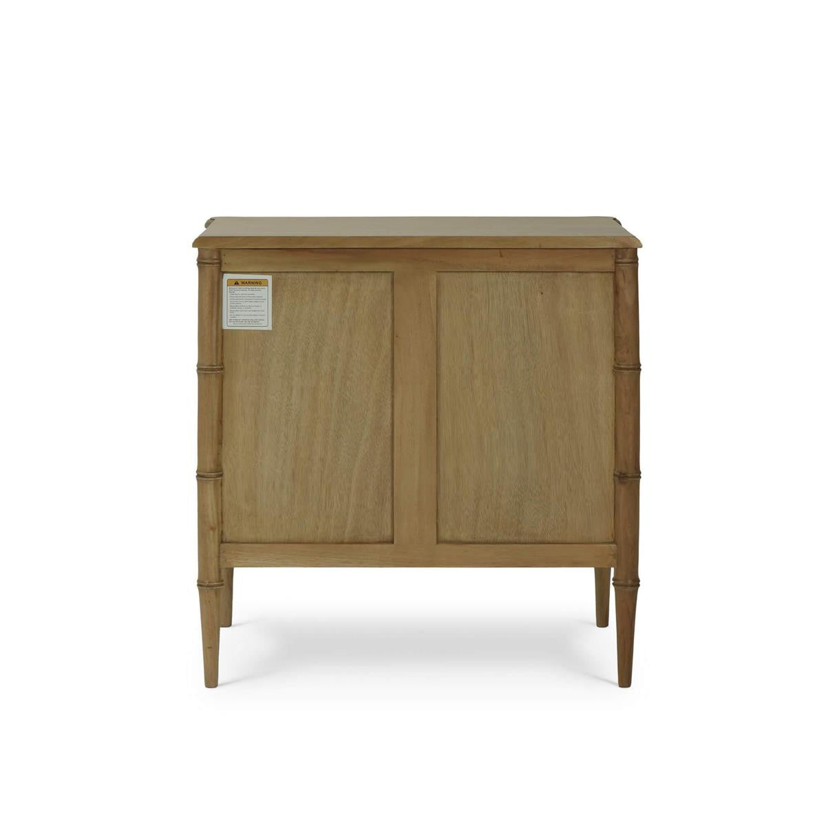 Bramble Chelsea 3 Drawer Bedside Table — Antique French Oak