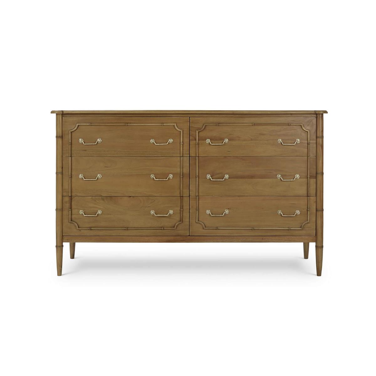 Bramble Chelsea Largish 6 Drawer Dresser — Antique French Oak