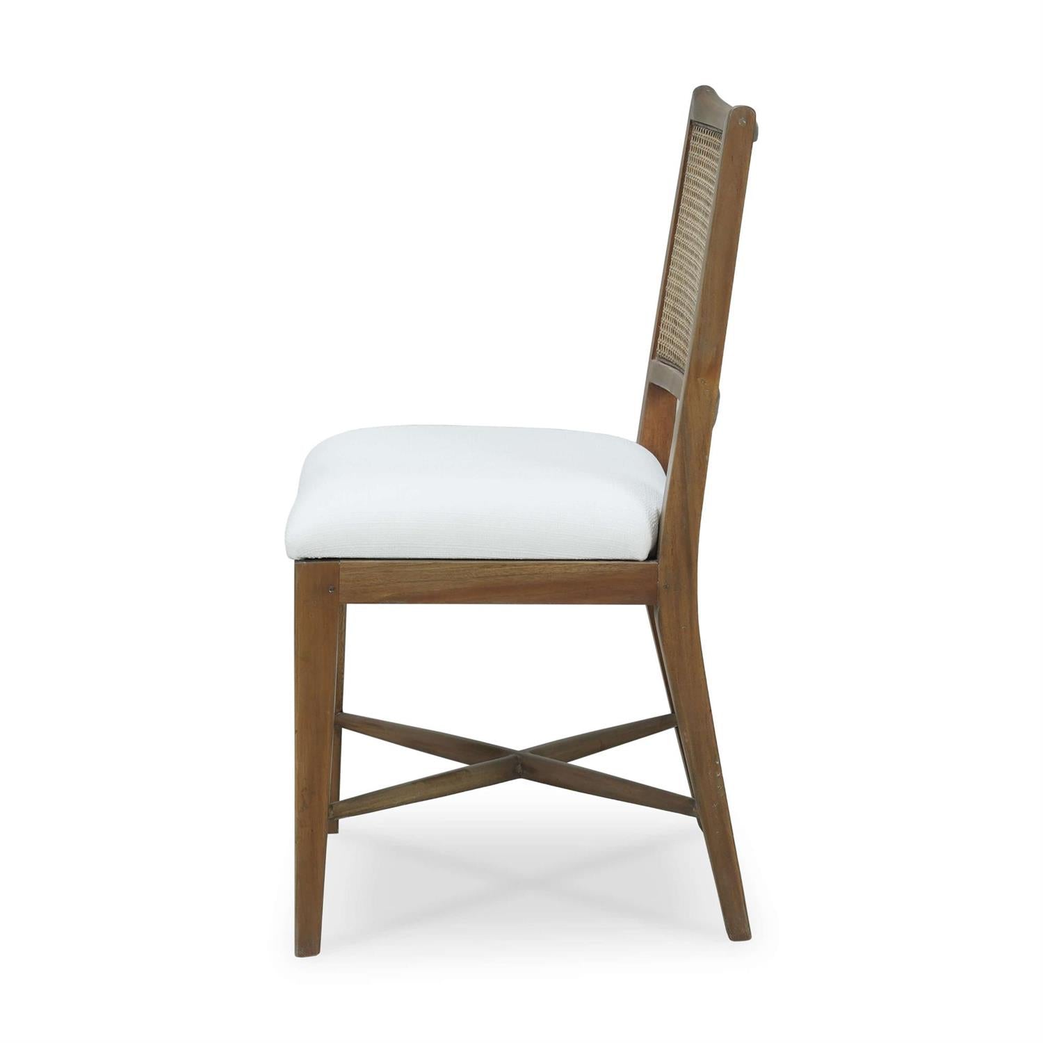 Bramble Dulwich Dining Chair — Straw Wash / Arctic