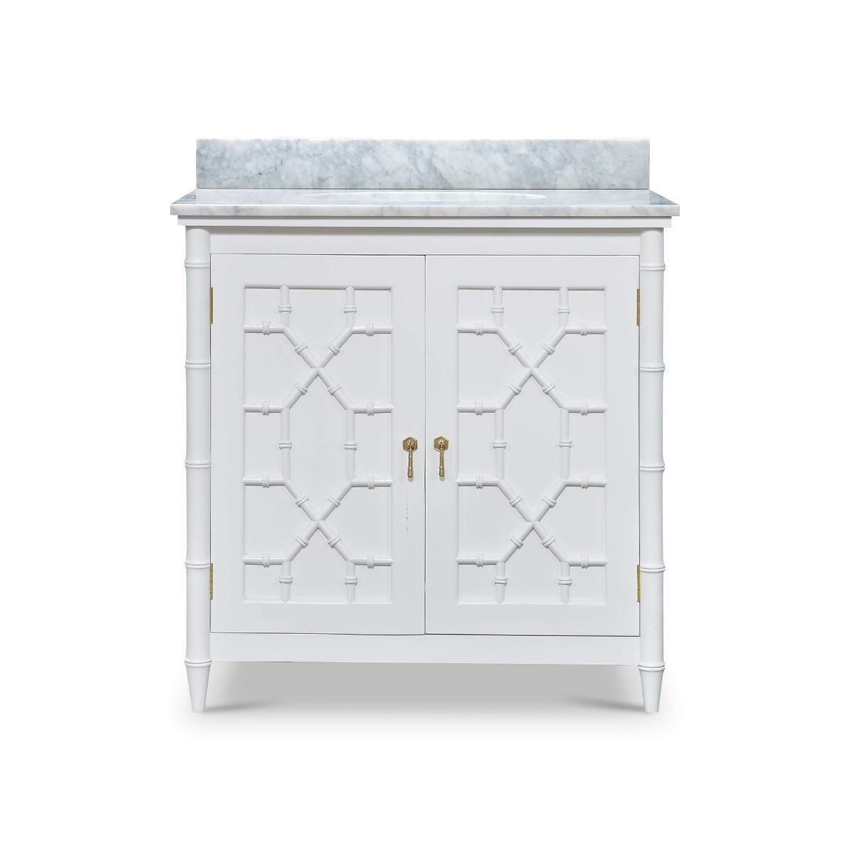 Bramble Grosvenor Single Vanity — True White *