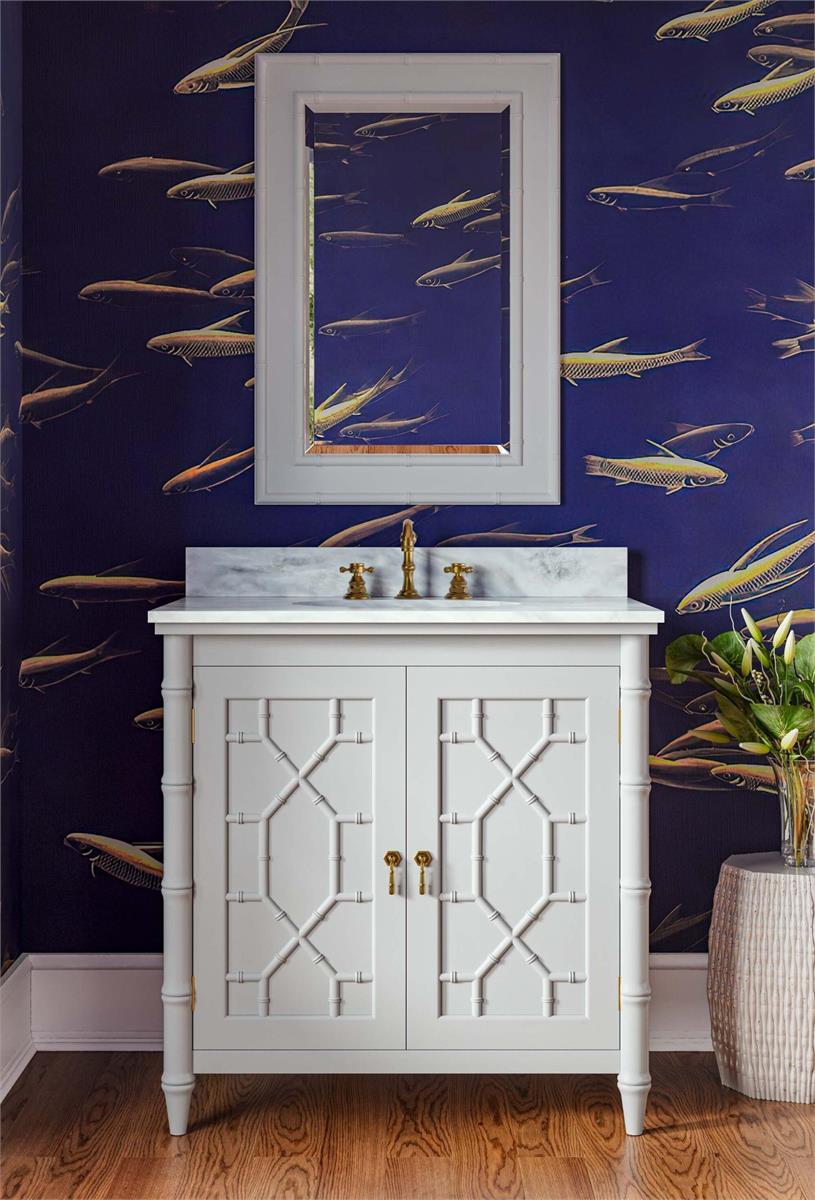 Bramble Grosvenor Single Vanity — True White *