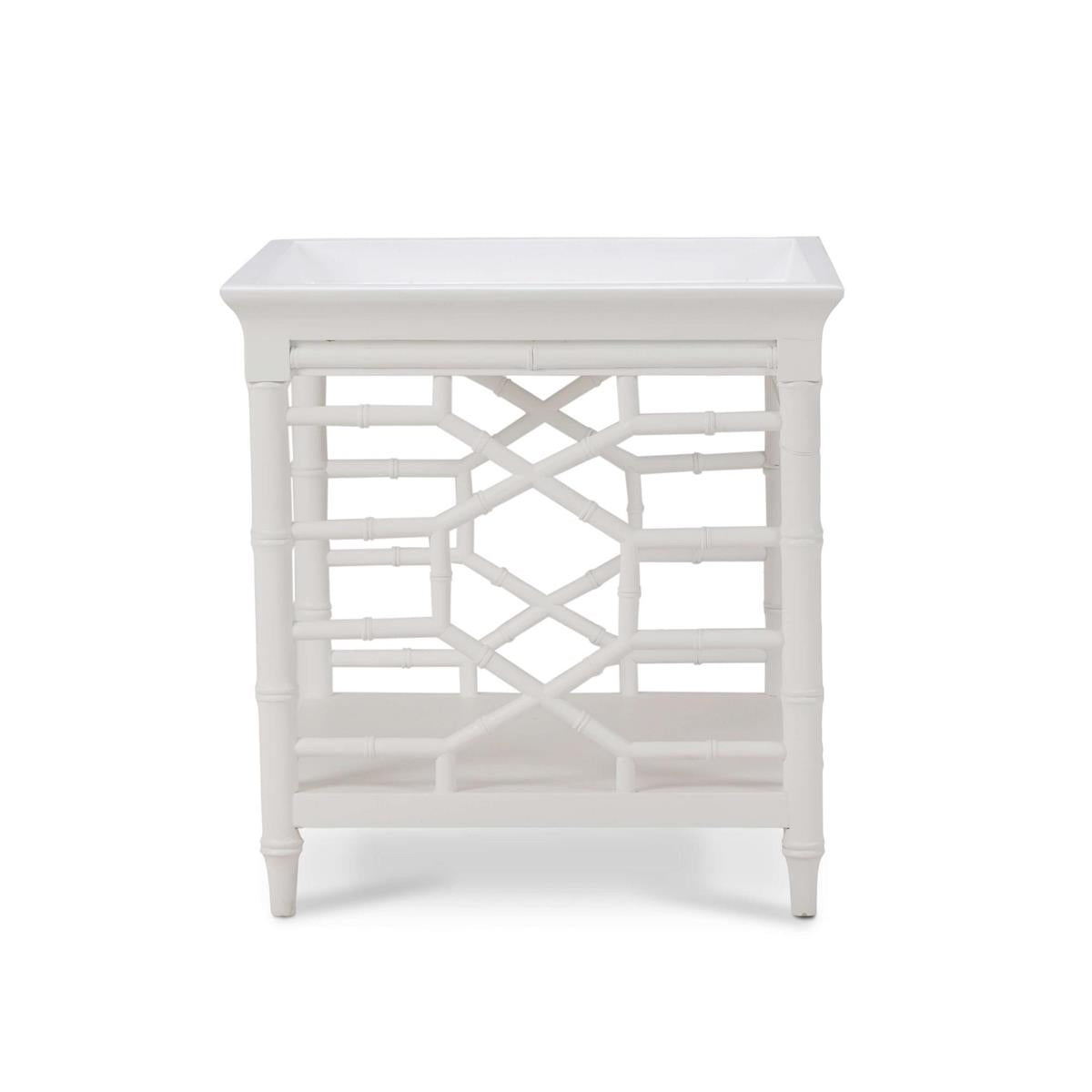 Bramble Grosvenor End Table — True White *