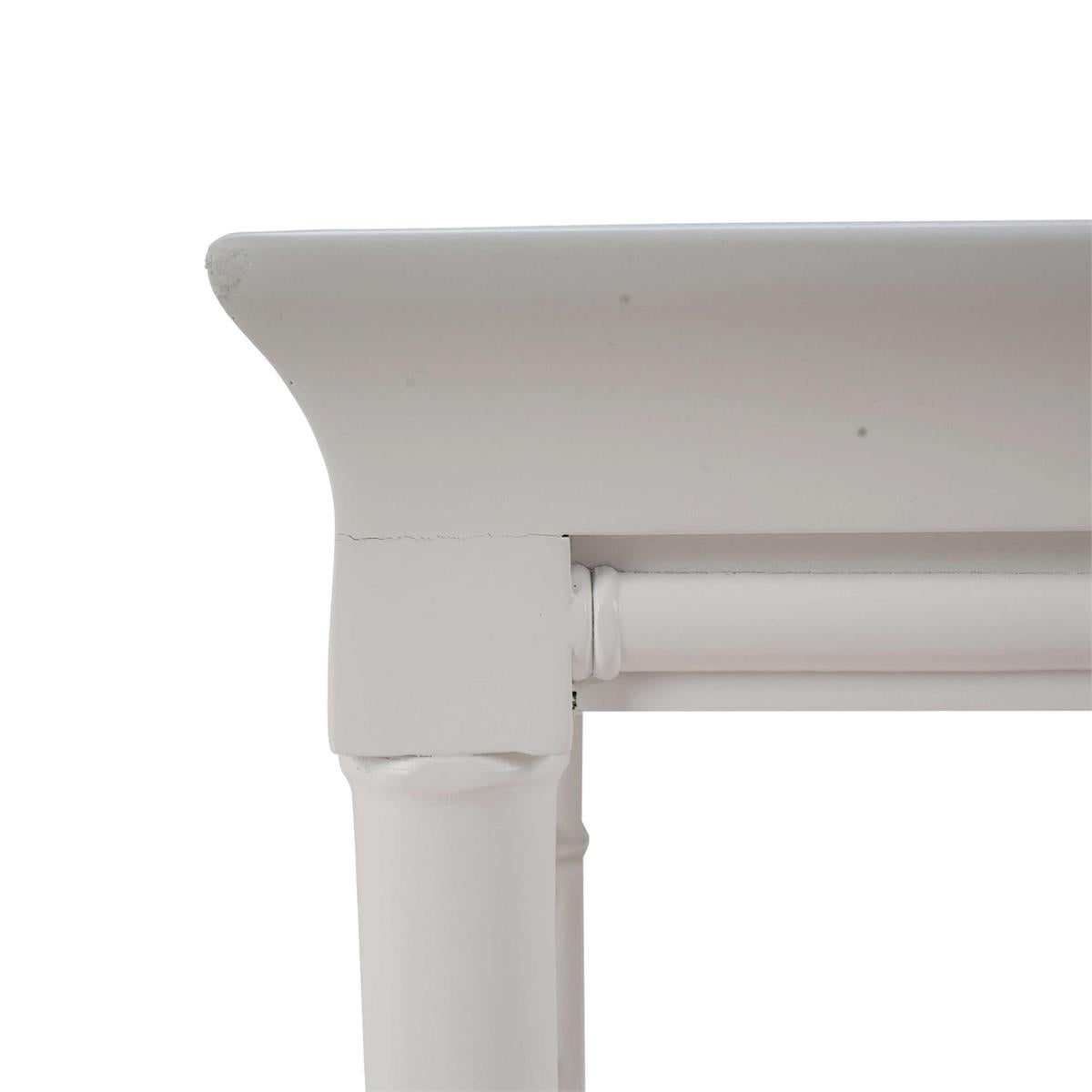 Bramble Grosvenor End Table — True White *