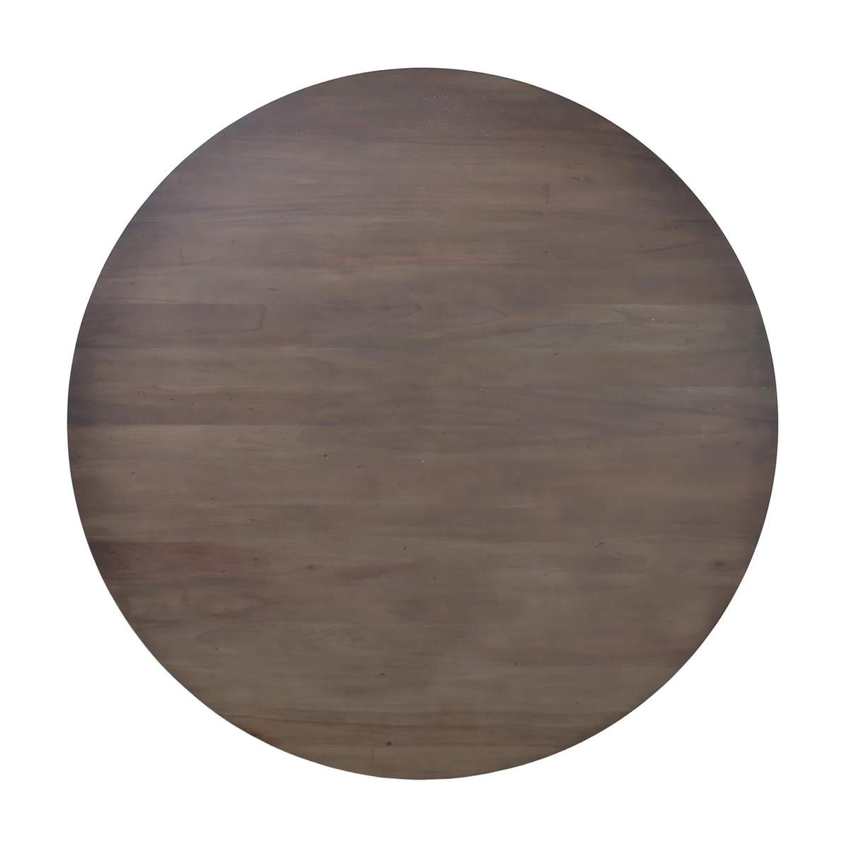 Bramble Goucho Round Dining Table 72'' — Straw Wash