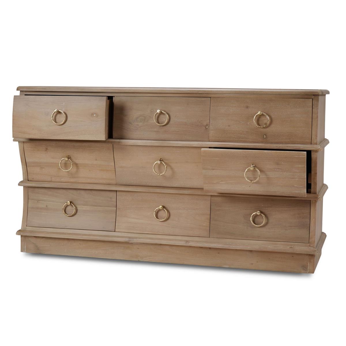 Bramble Serpentine Large Dresser — Sandbar