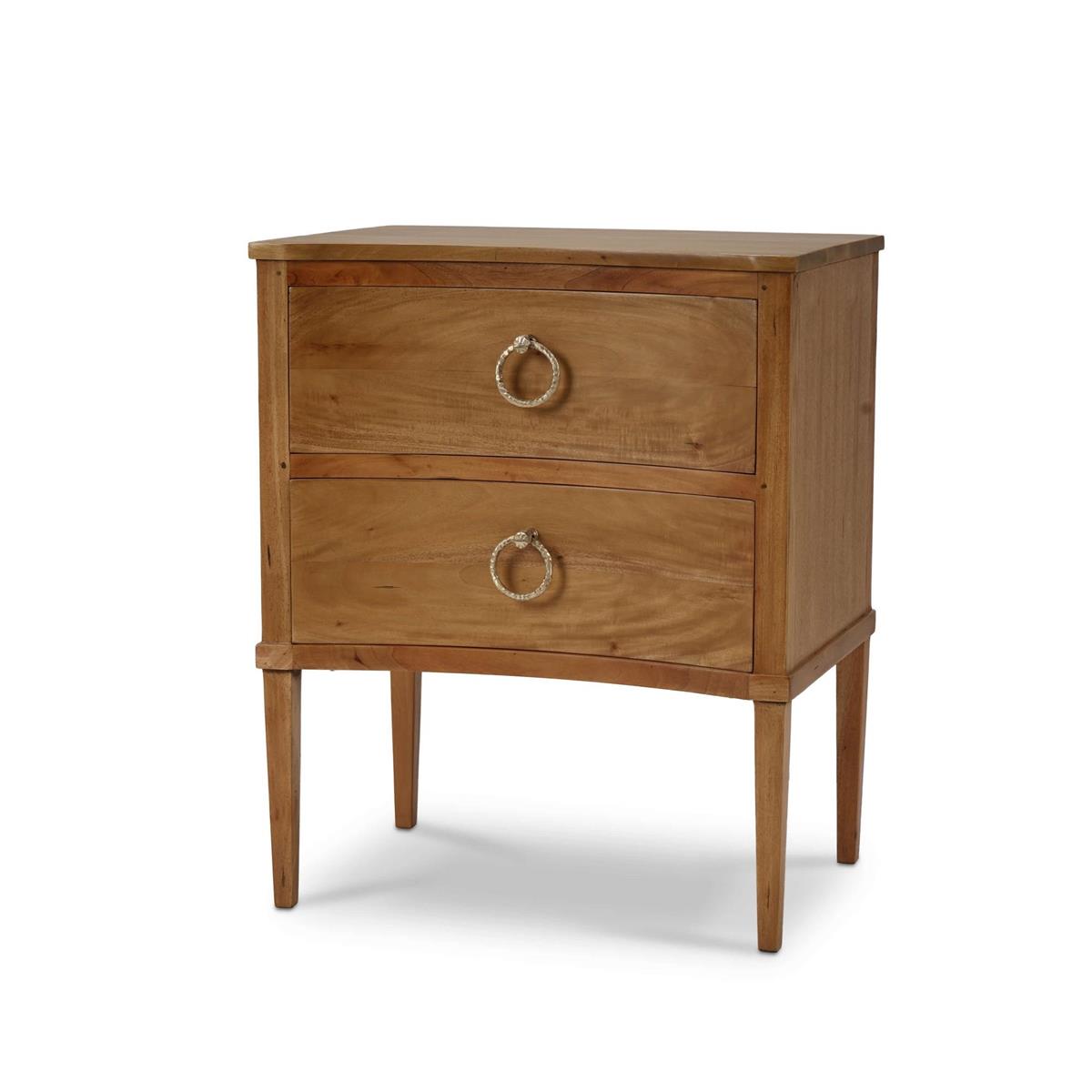 Bramble Bow Nightstand — Antique French Oak