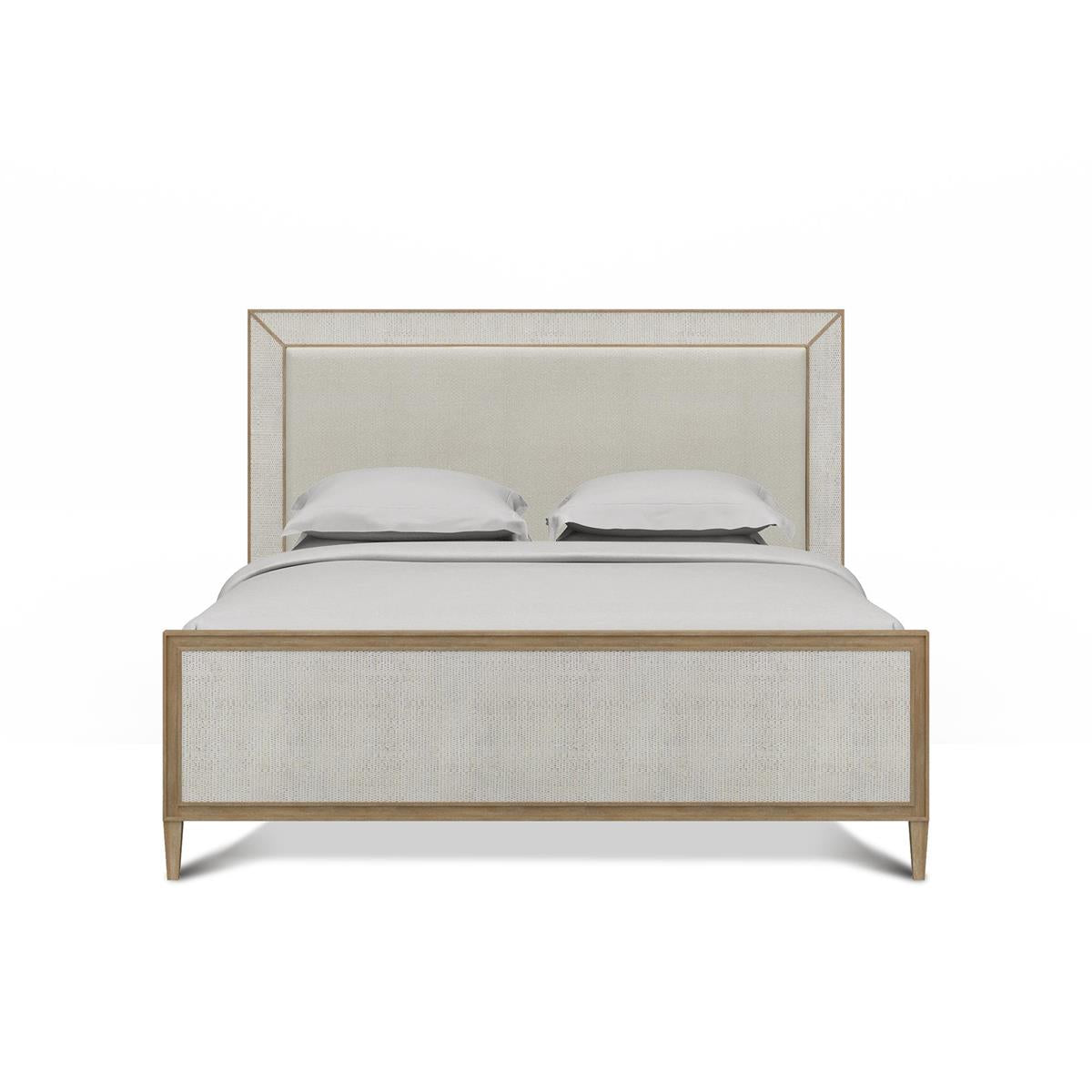 Bramble Belgravia Upholstered King Bed — Sandbar / Dinara Natural