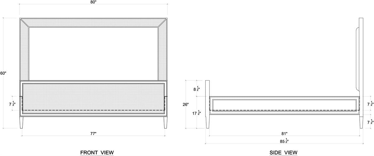 Bramble Belgravia Upholstered King Bed — Sandbar / Dinara Natural