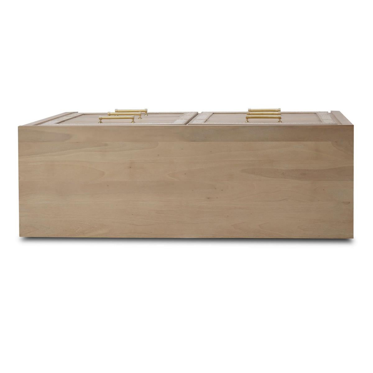 Bramble Belgravia 6 Drawer Dresser — Sandbar / Rattan White