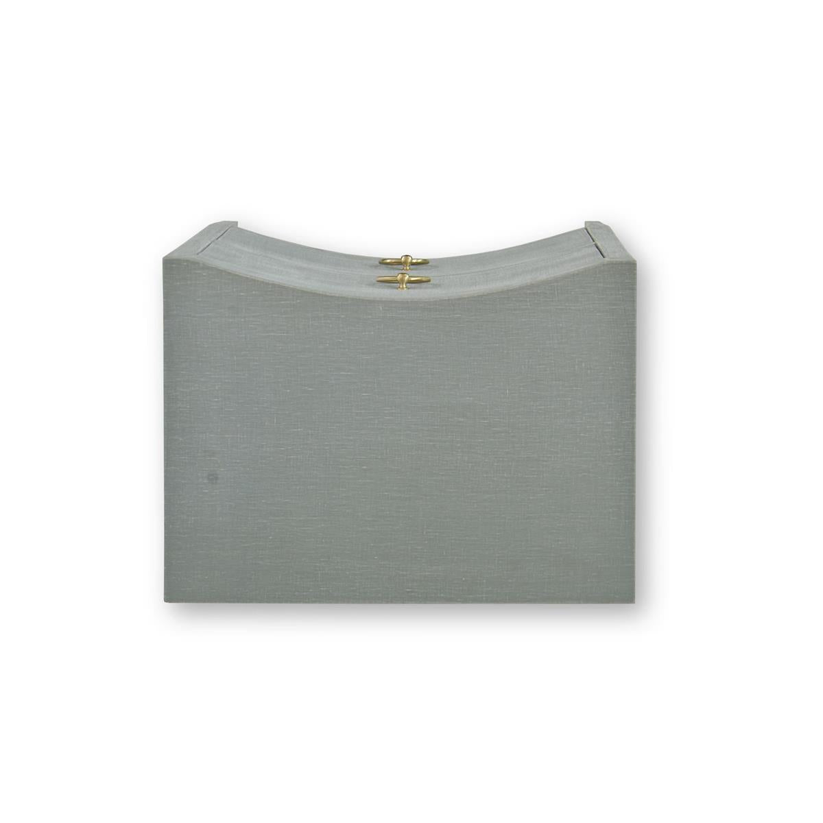Bramble Mornington Linen Wrapped Nightstand — Linen Pale Blue * lightly sanded to give a light weathered appearance.