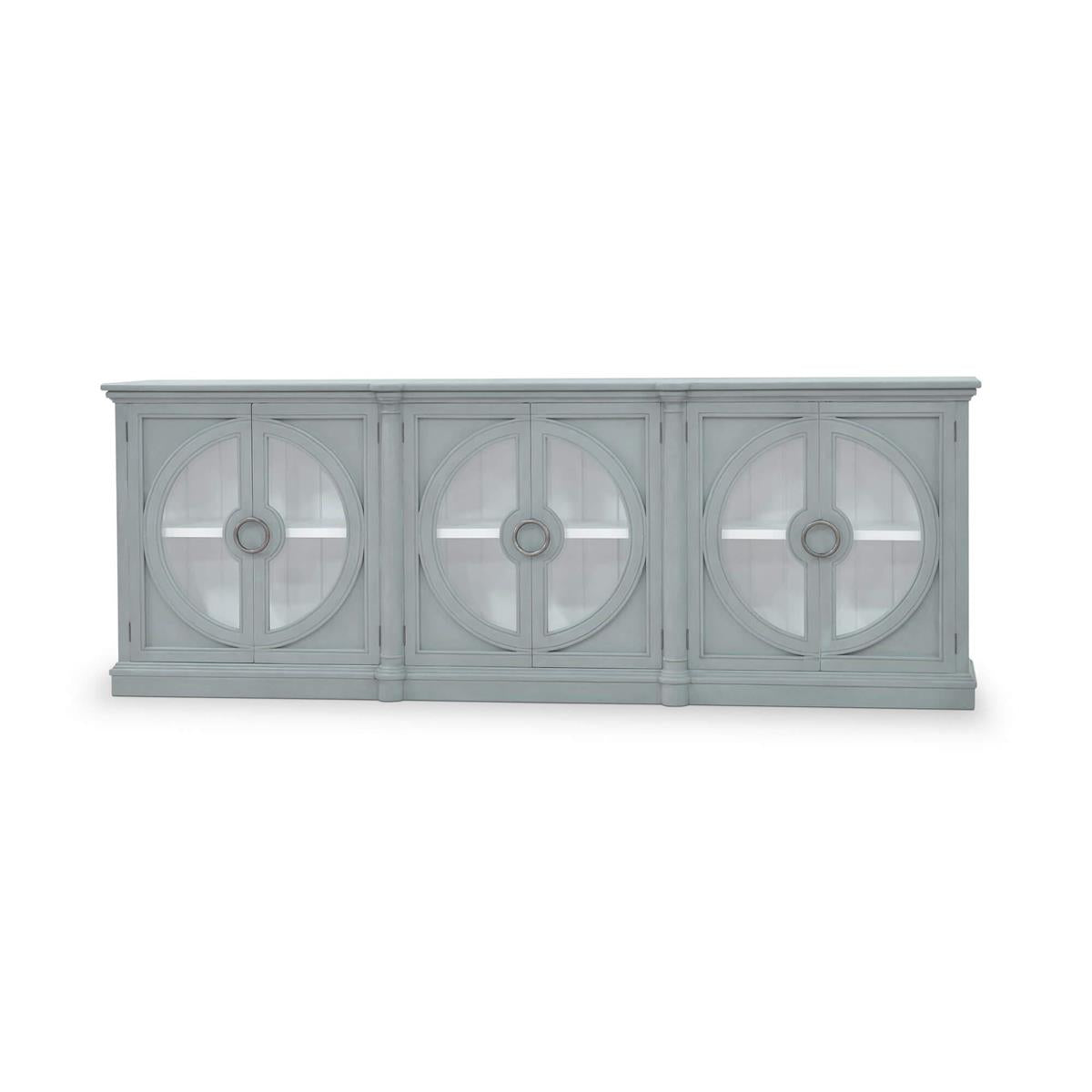 Bramble Pimlico 6 Door Sideboard — Grey Charleston / True White *