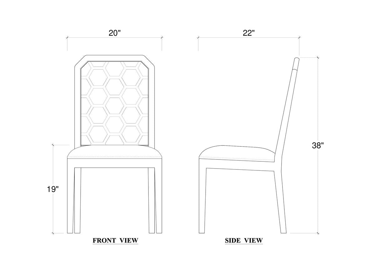 Bramble Ceylon Dining Chair — Fruit Wood / Arctic
