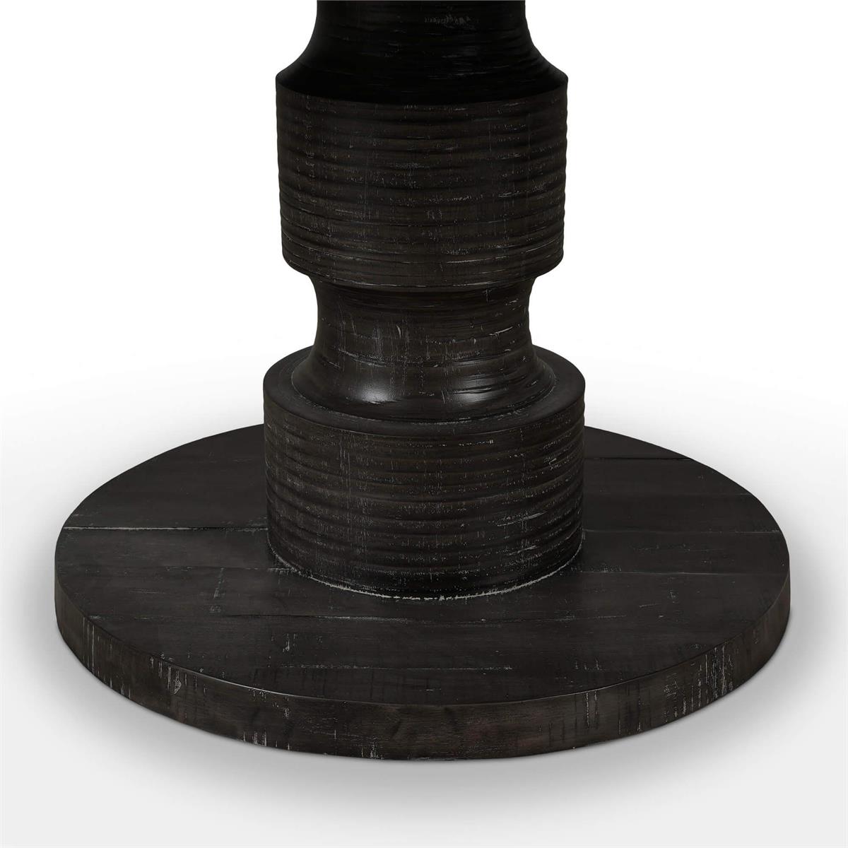 Bramble Beatnik Round Dining Table 60" — Java Brown