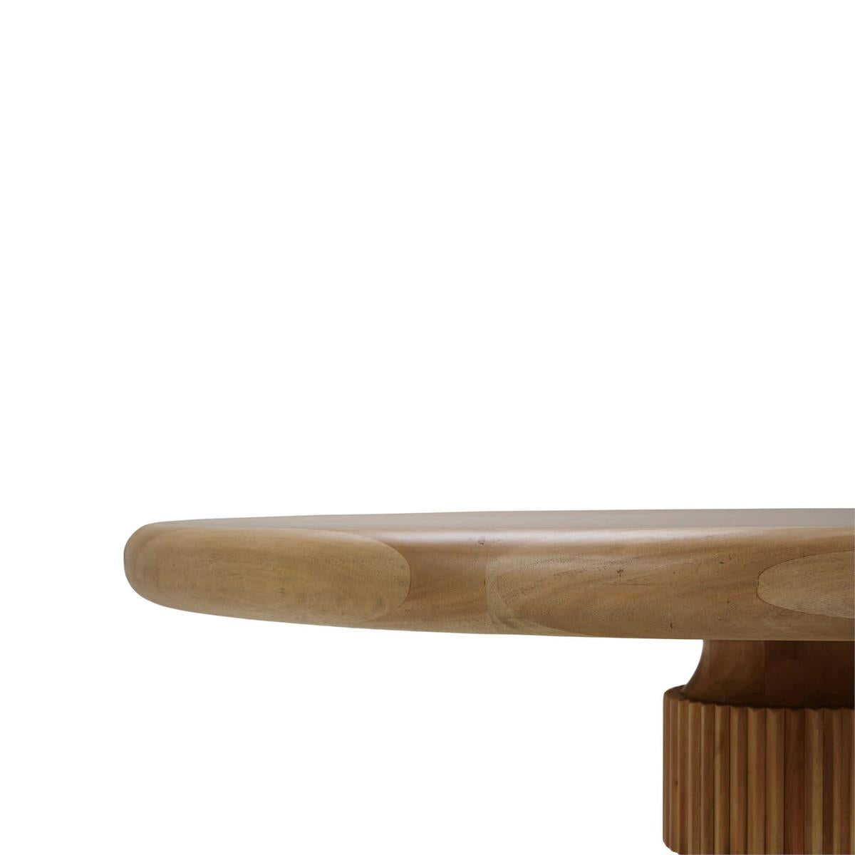 Bramble Bilbao Round Dining Table 60" — Fruit Wood