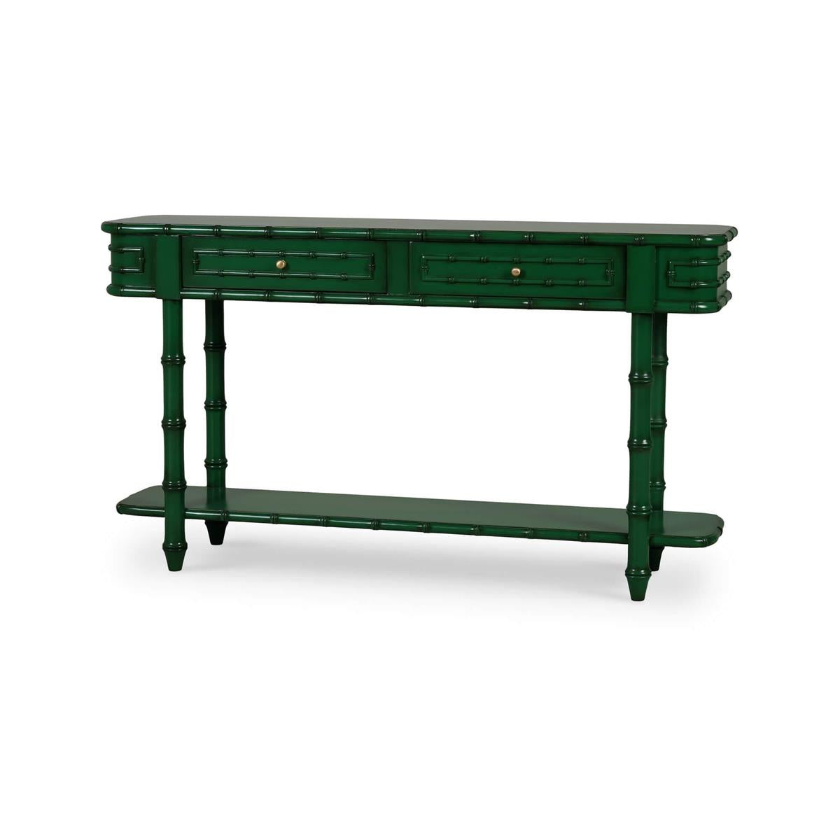 Bramble Hurlingham Console Table — Jade Green *