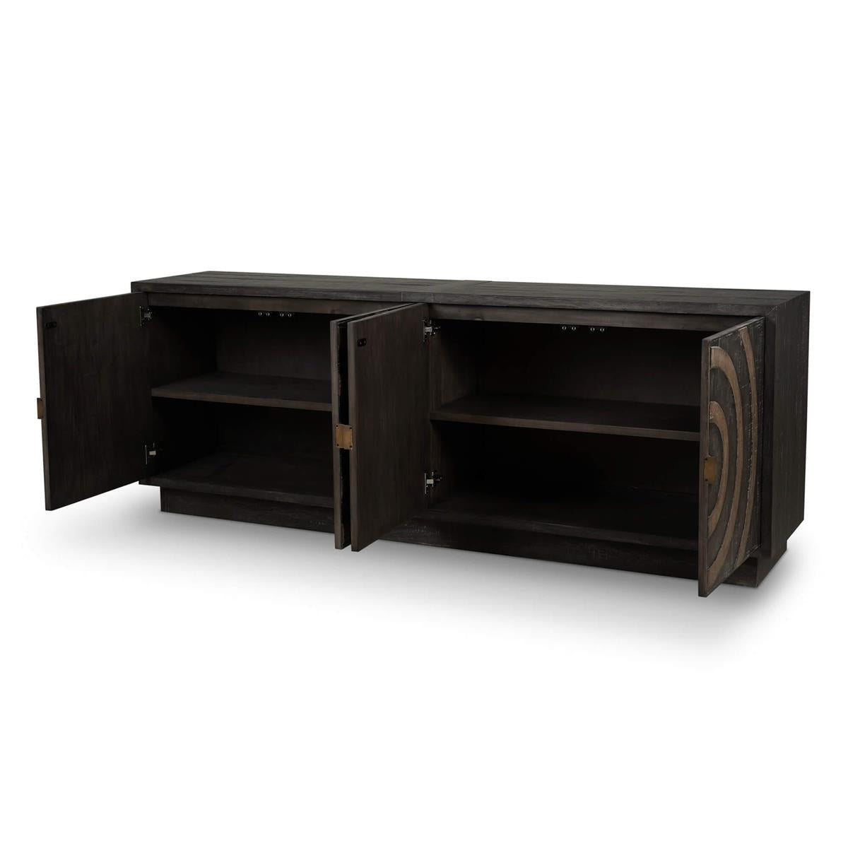 Bramble Beatnik Two Door Sideboard — Java Brown
