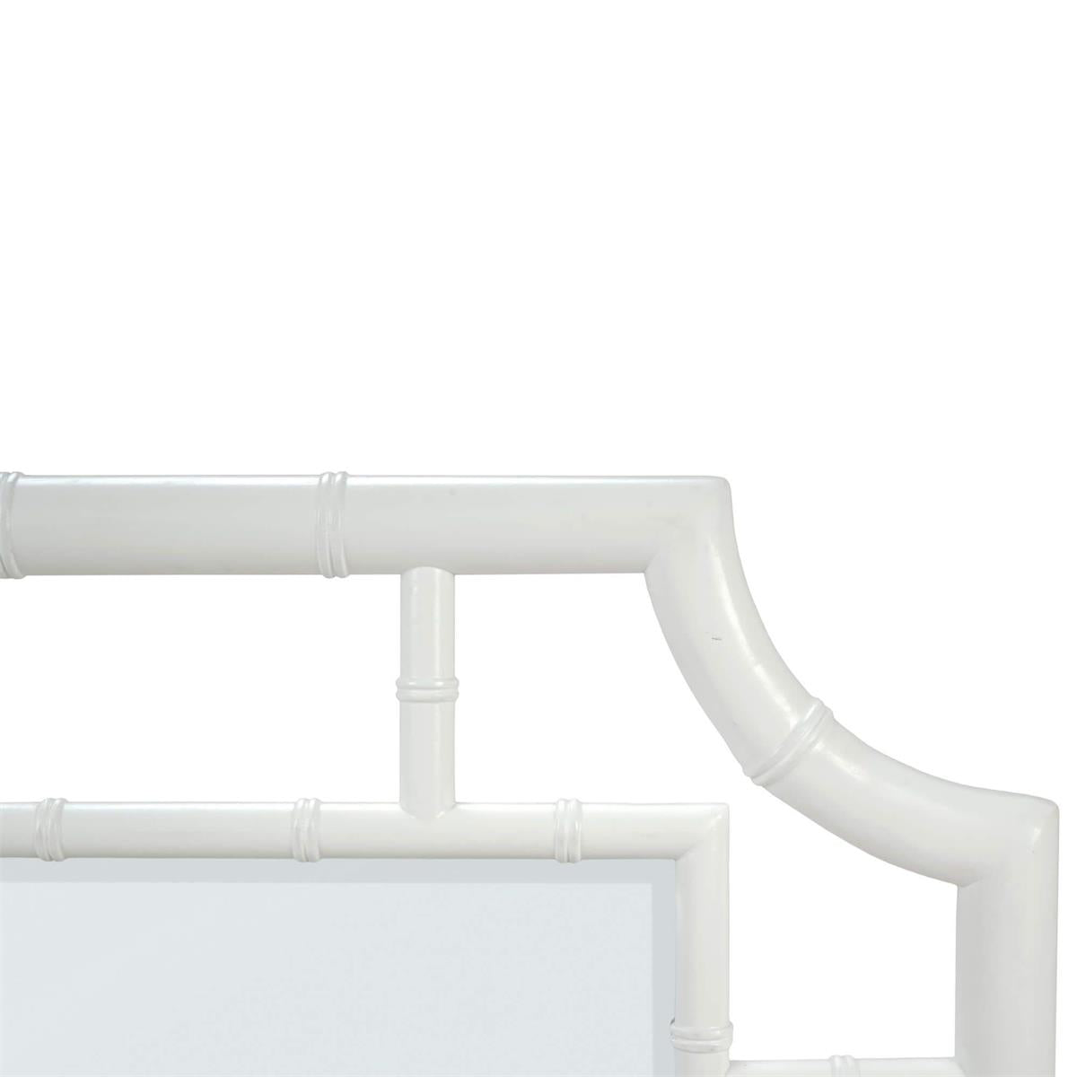 Bramble Bamboo Mirror — True White *
