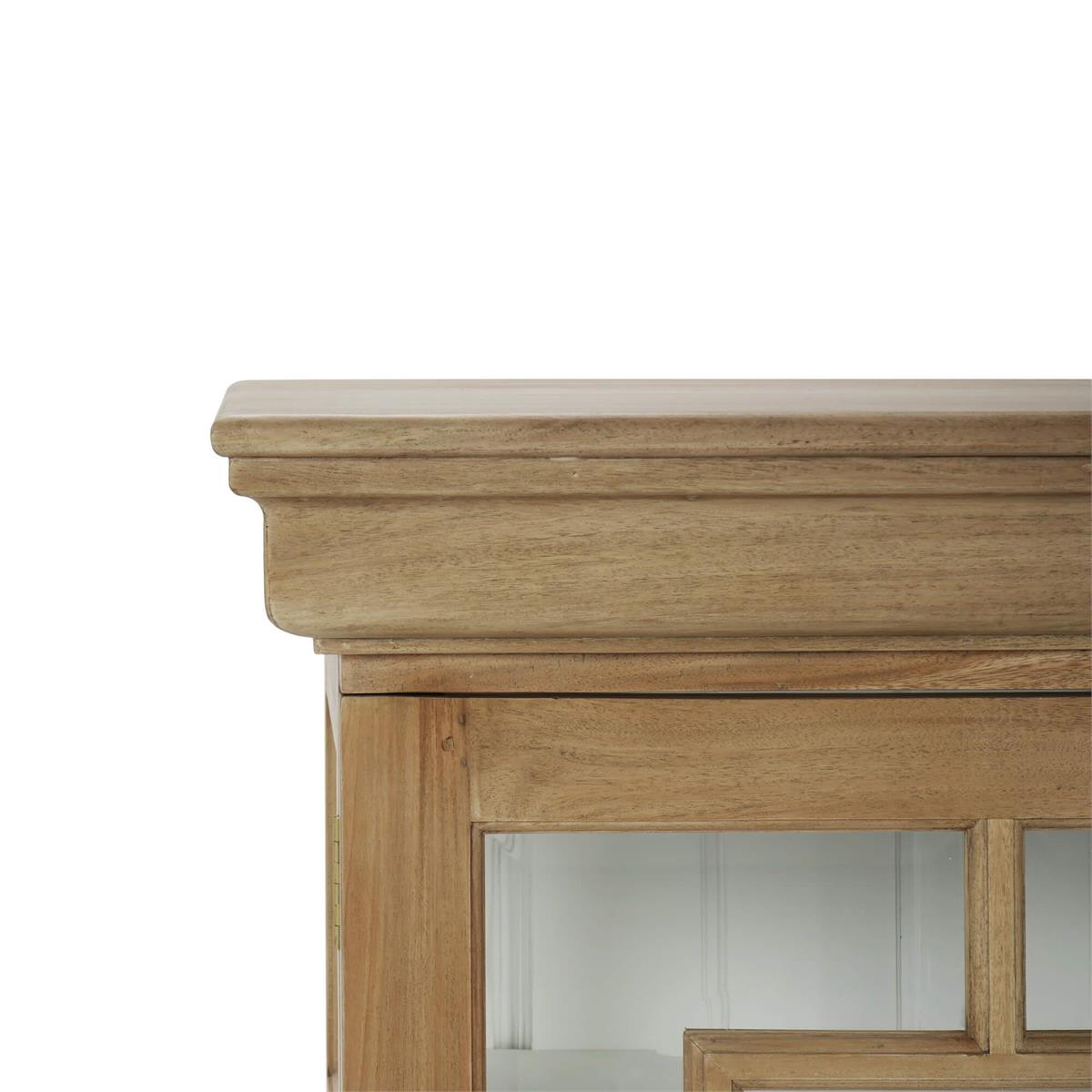 Bramble Bruges 3 Door Credenza — Fruit Wood / True White *