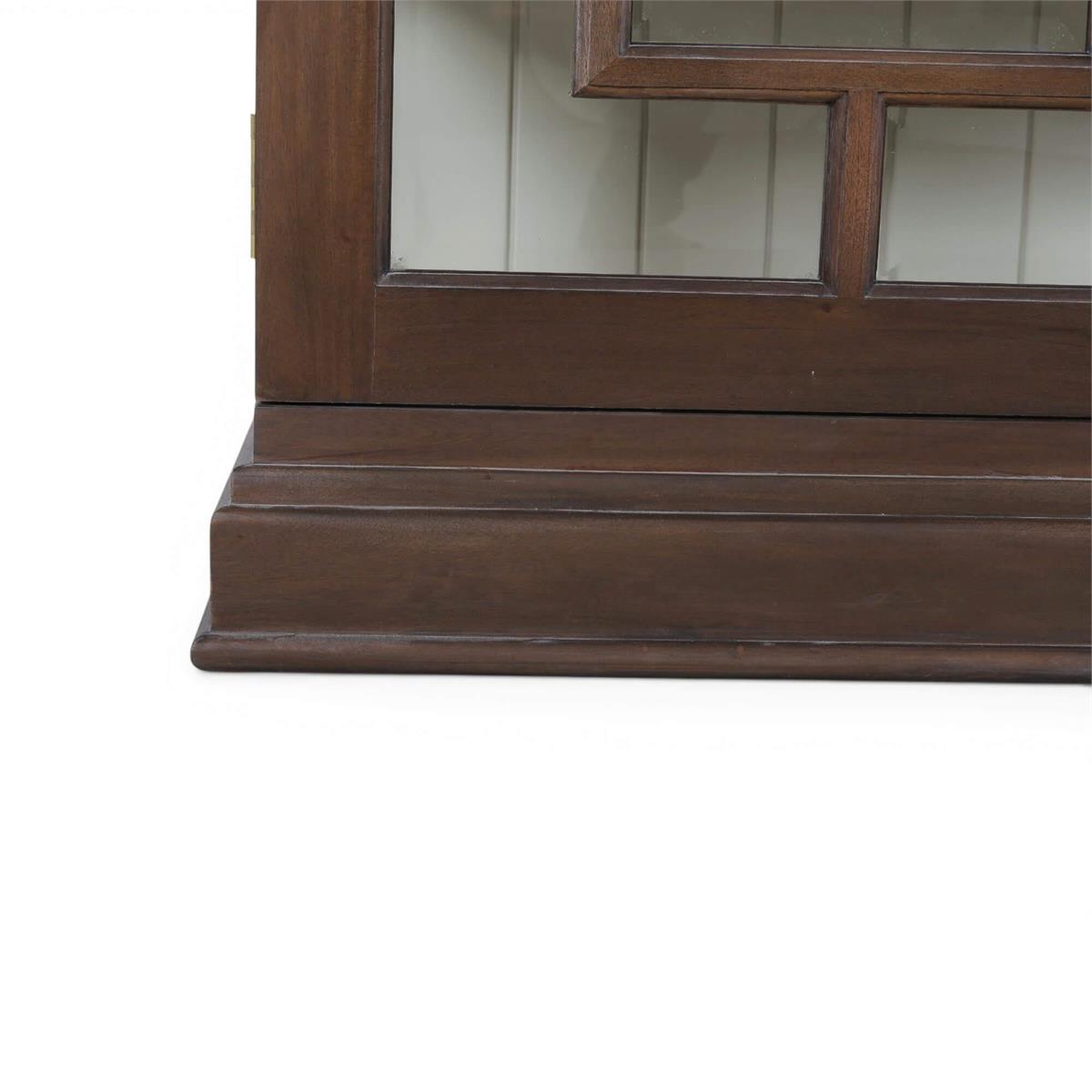 Bramble Bruges 3 Door Credenza — Dark Walnut / Putty