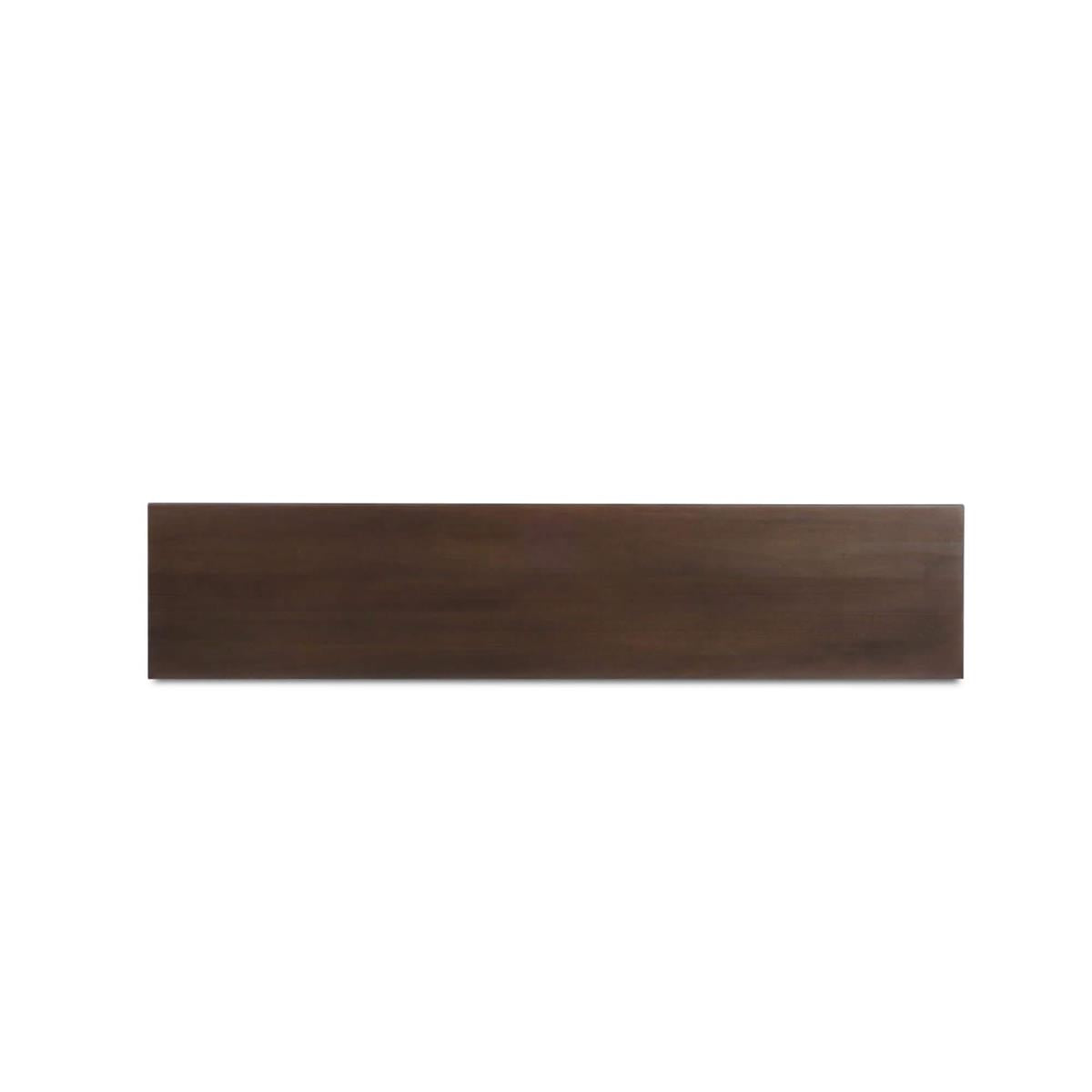 Bramble Bruges 3 Door Credenza — Dark Walnut / Putty