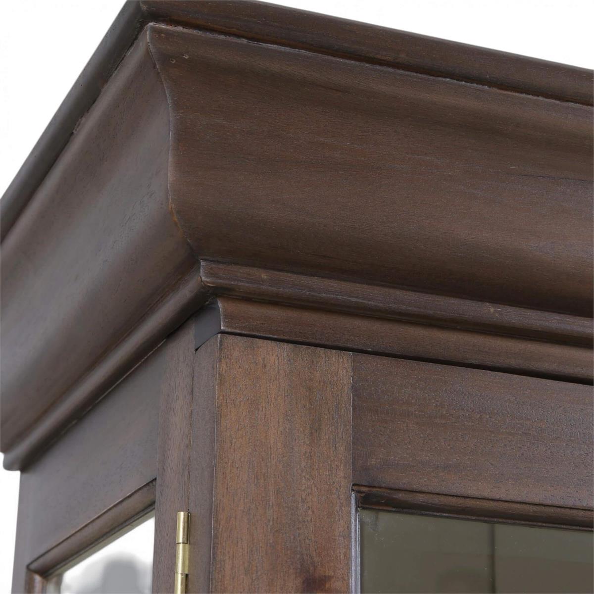 Bramble Bruges 3 Door Credenza — Dark Walnut / Putty
