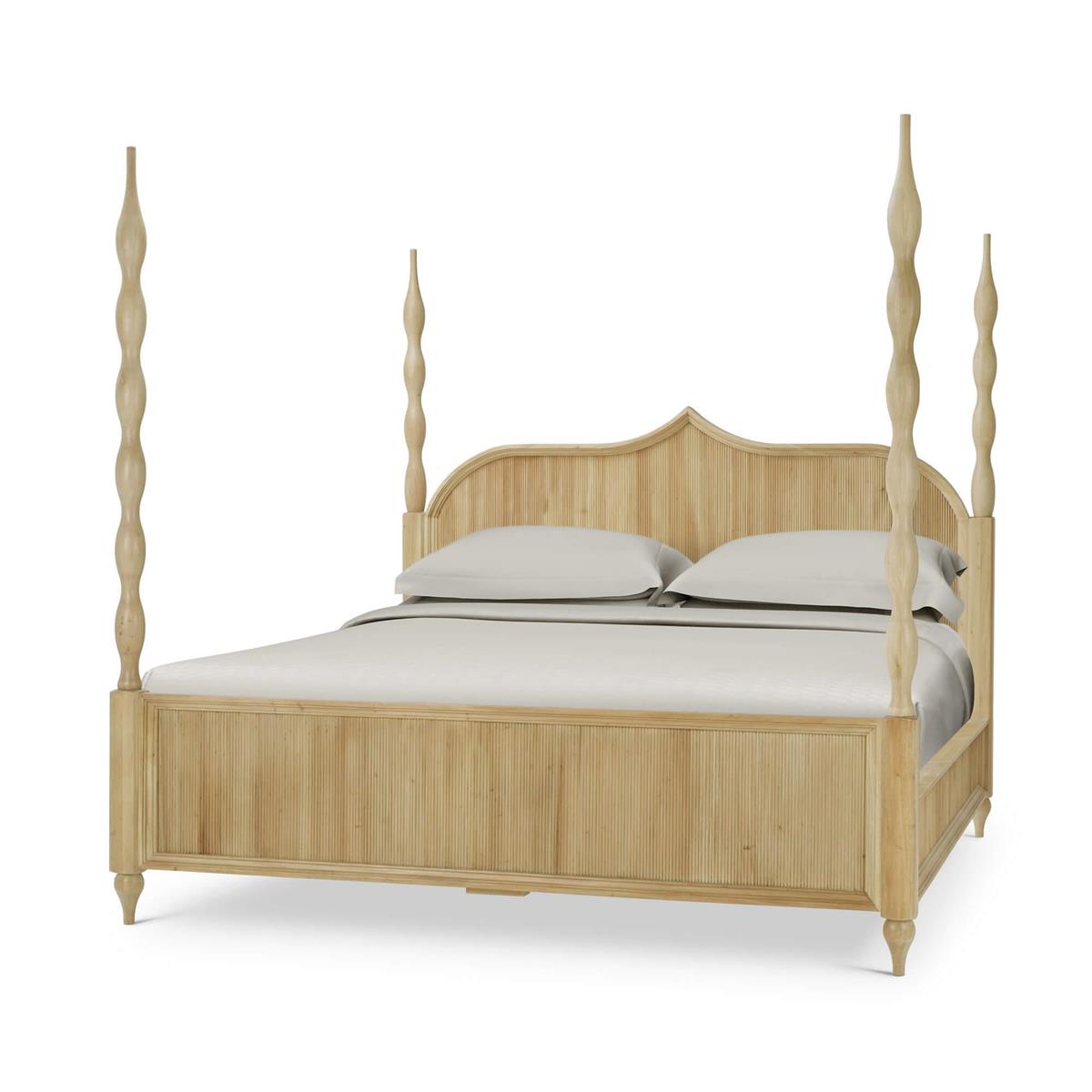 Bramble Brighton Wooden Back Bed King — Fruit Wood