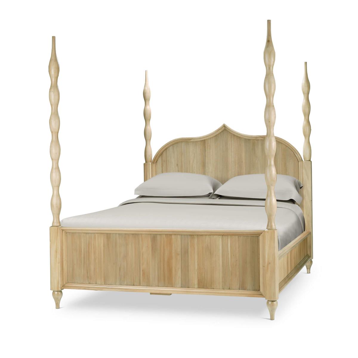 Bramble Brighton Wooden Back Bed Queen — Fruit Wood